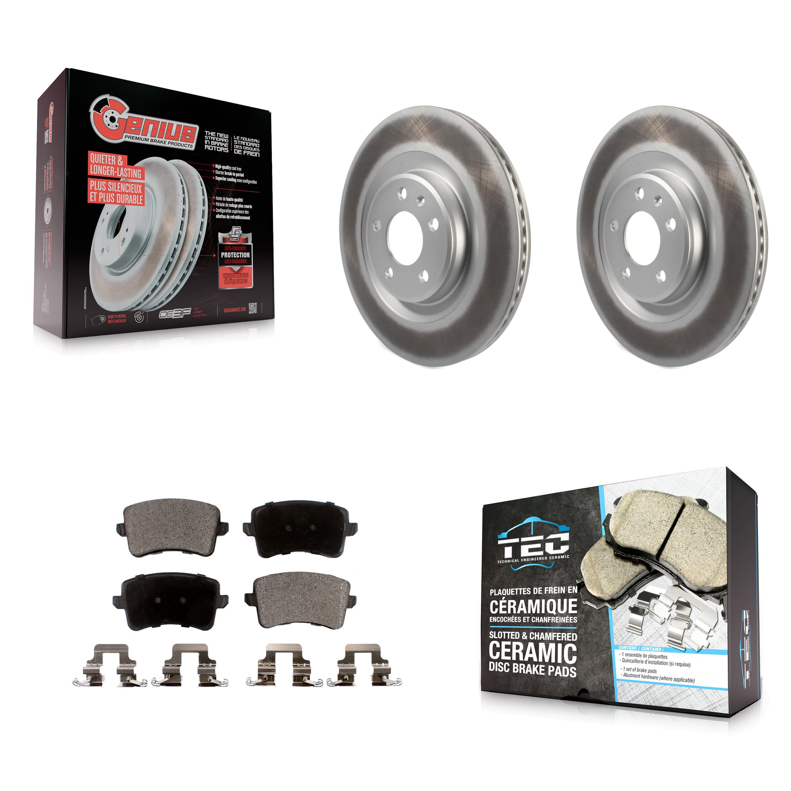 Transit Auto - KGT-101622 - Rear Disc Brake Kits image 1