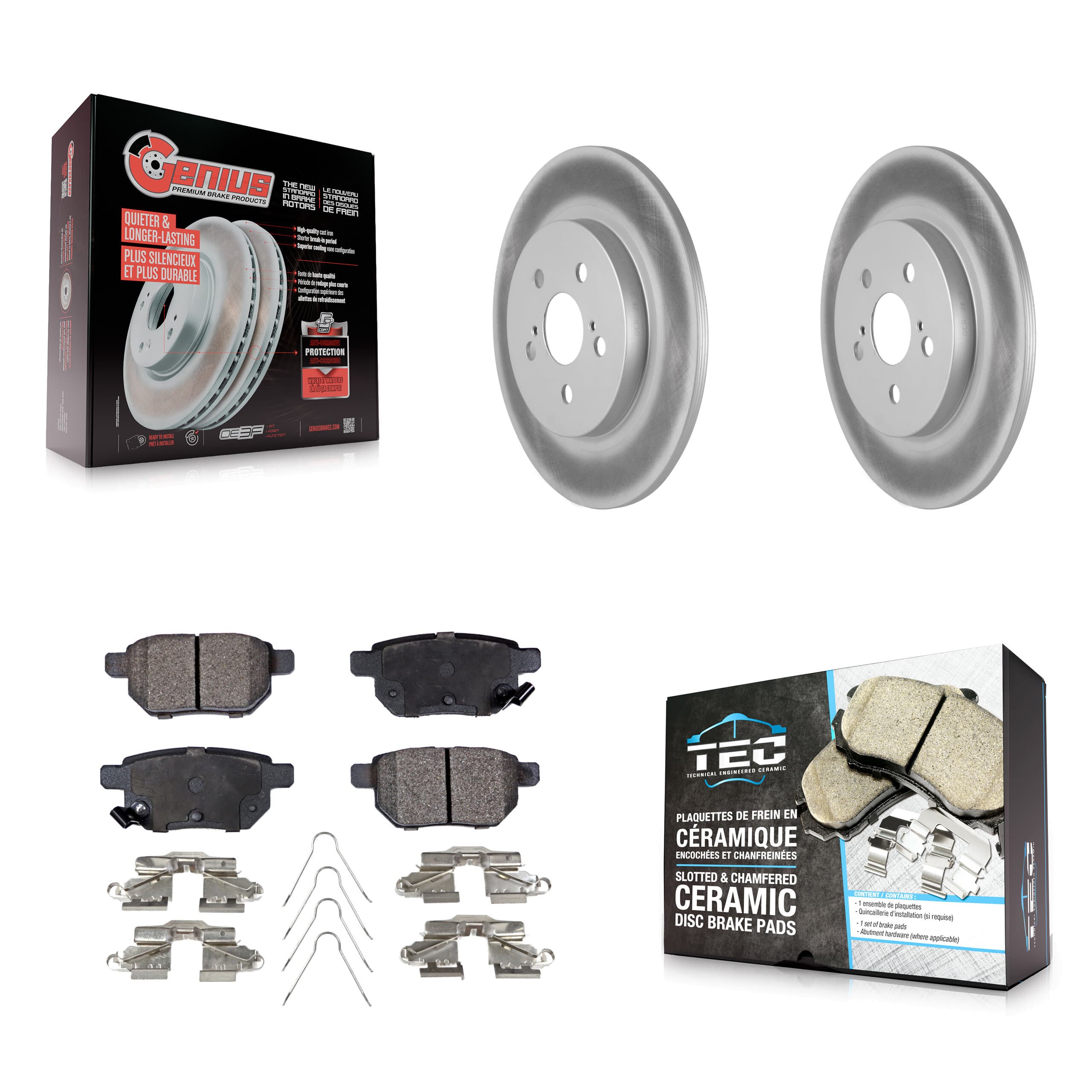 Transit Auto - KGT-101626 - Rear Disc Brake Kits image 1