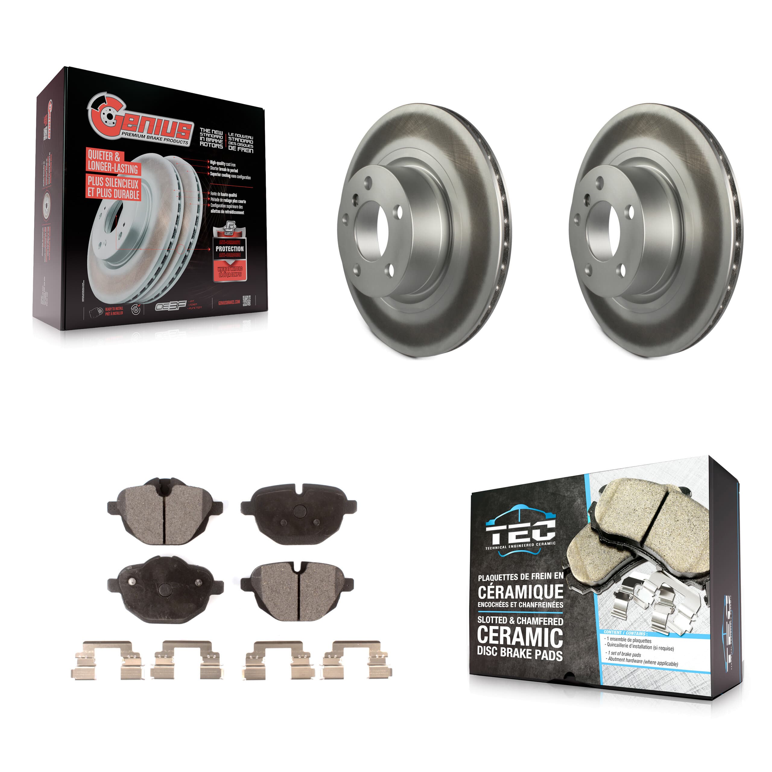 Transit Auto - KGT-101628 - Rear Disc Brake Kits image 1