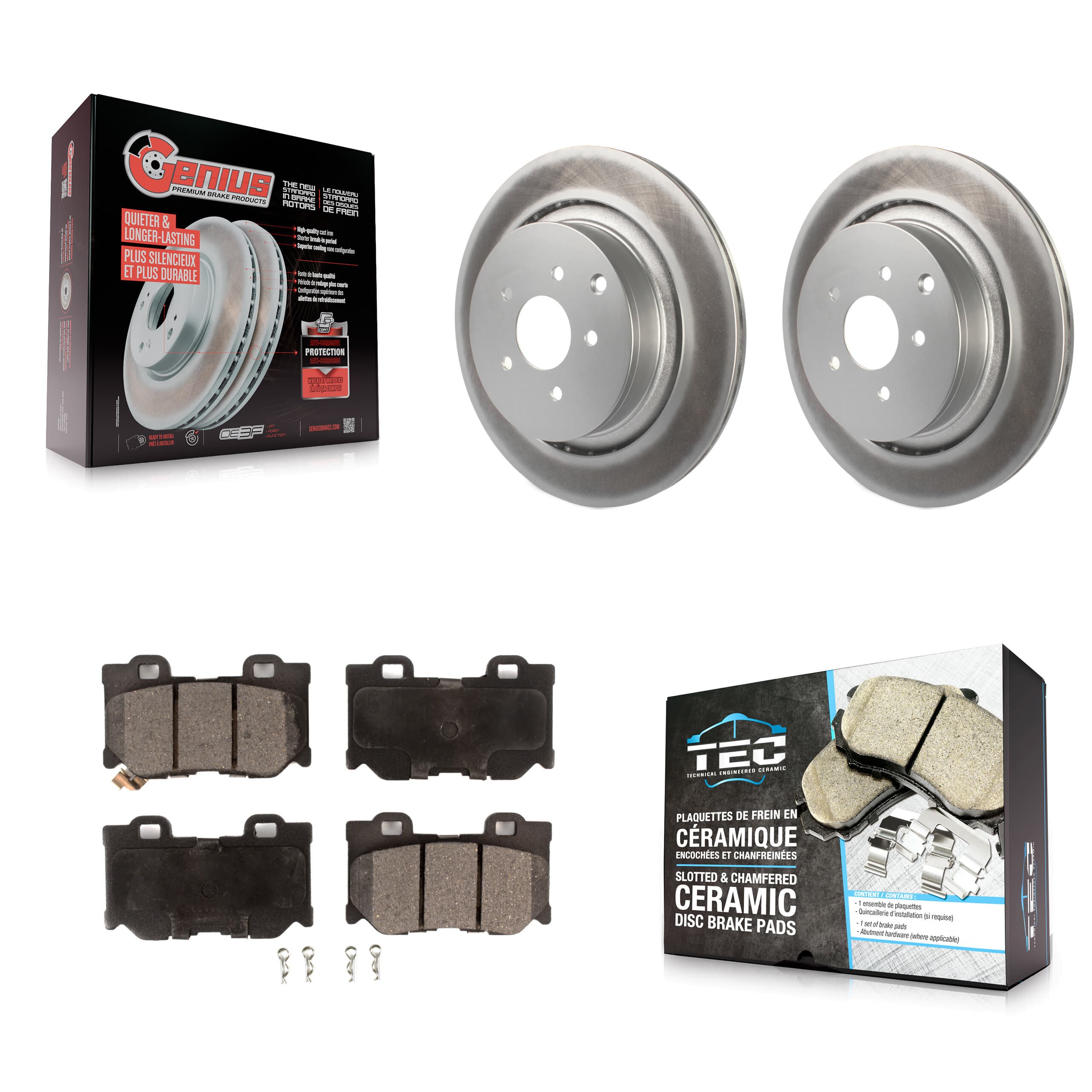 Transit Auto - KGT-101630 - Rear Disc Brake Kits image 1