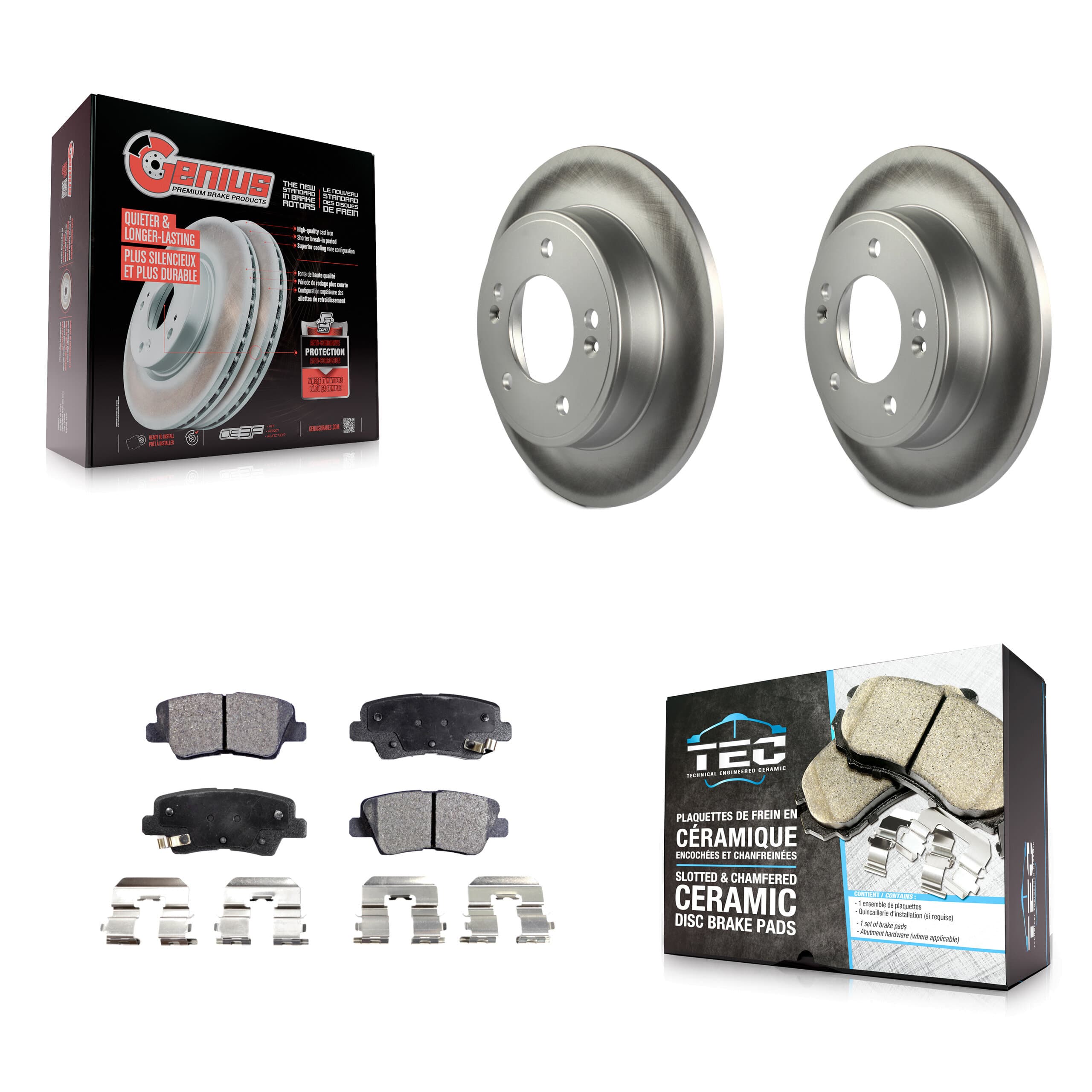 Transit Auto - KGT-101633 - Rear Disc Brake Kits image 1