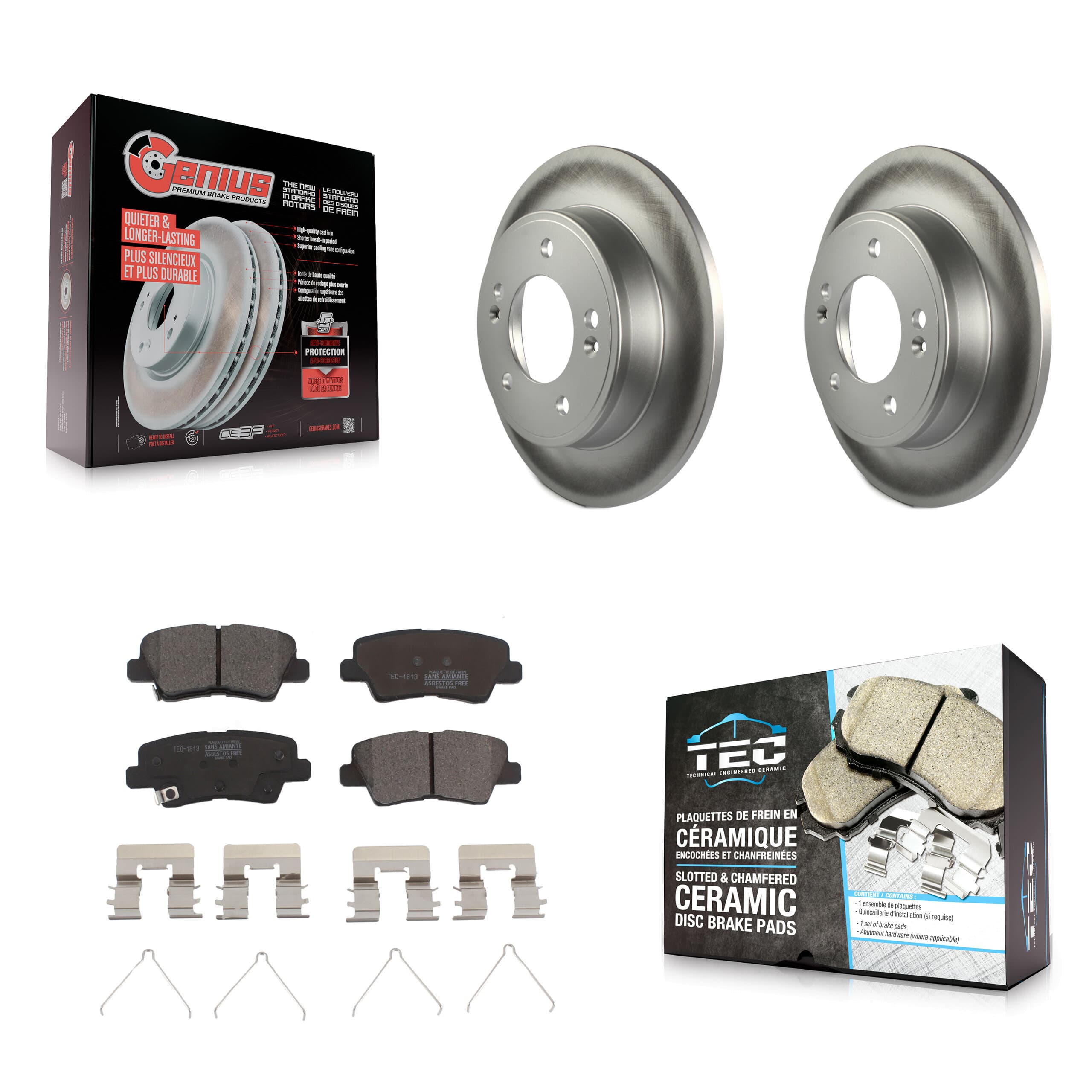 Transit Auto - KGT-101635 - Rear Disc Brake Kits image 1