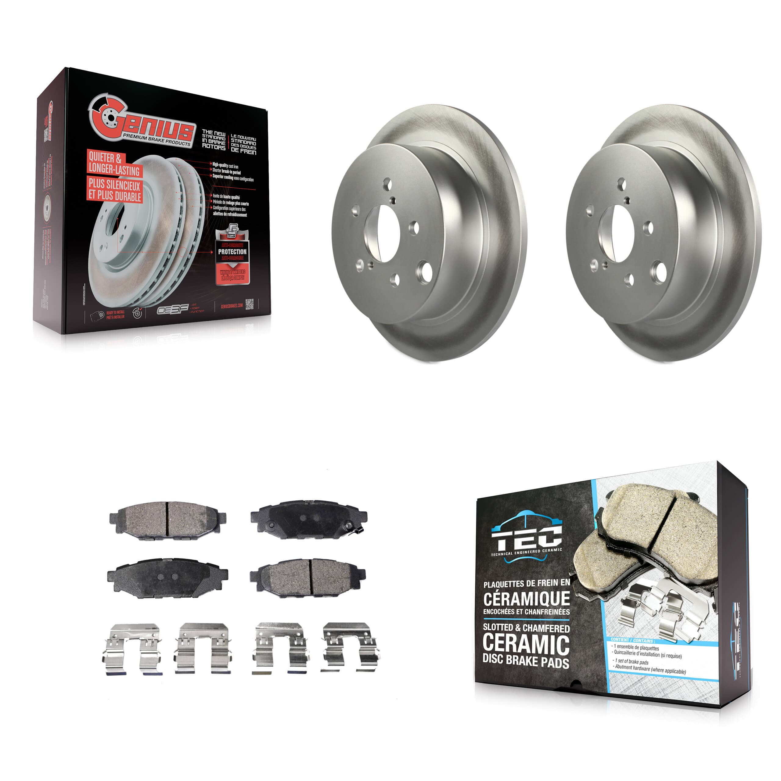 Transit Auto - KGT-101636 - Rear Disc Brake Kits image 1
