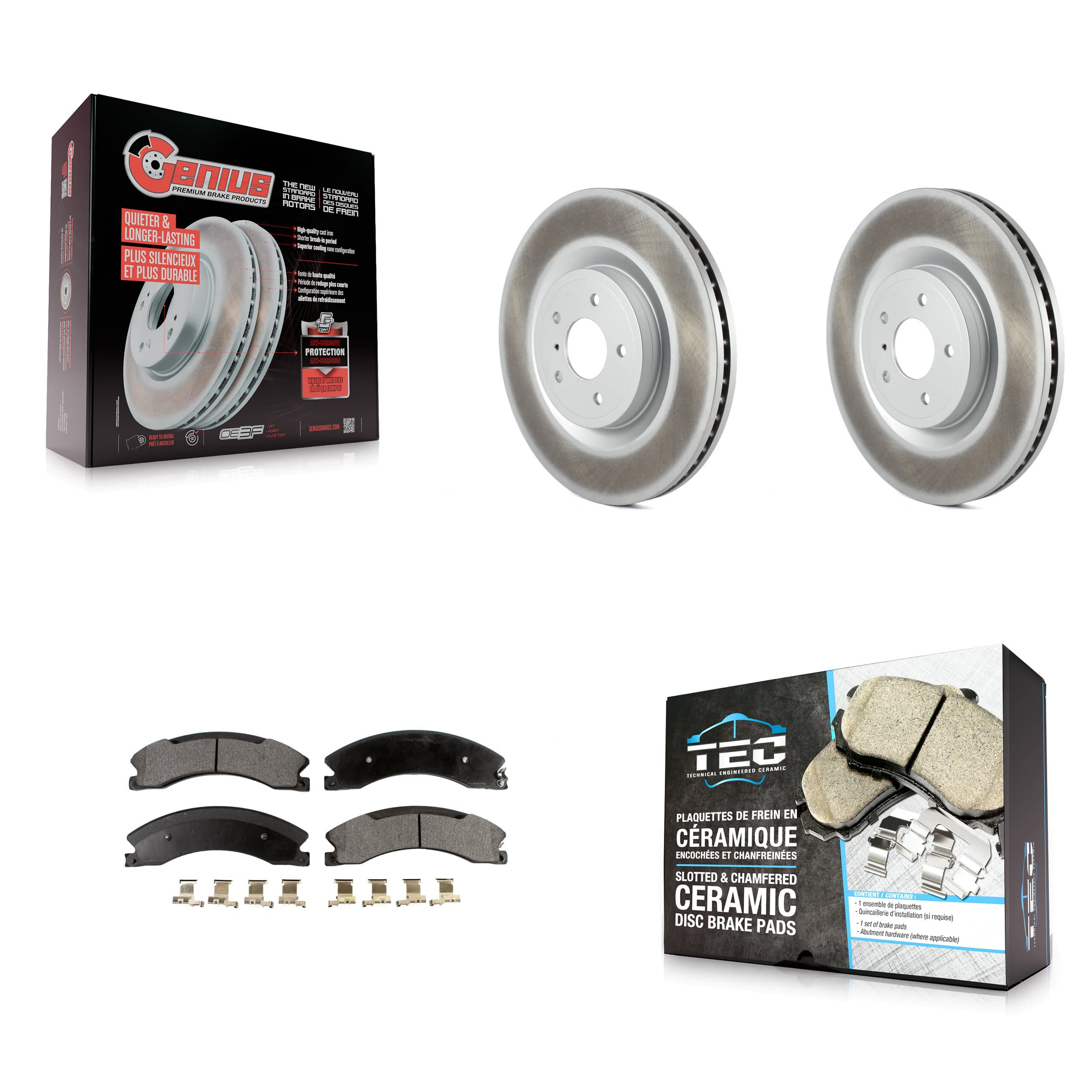 Transit Auto - KGT-101638 - Rear Disc Brake Kits image 1