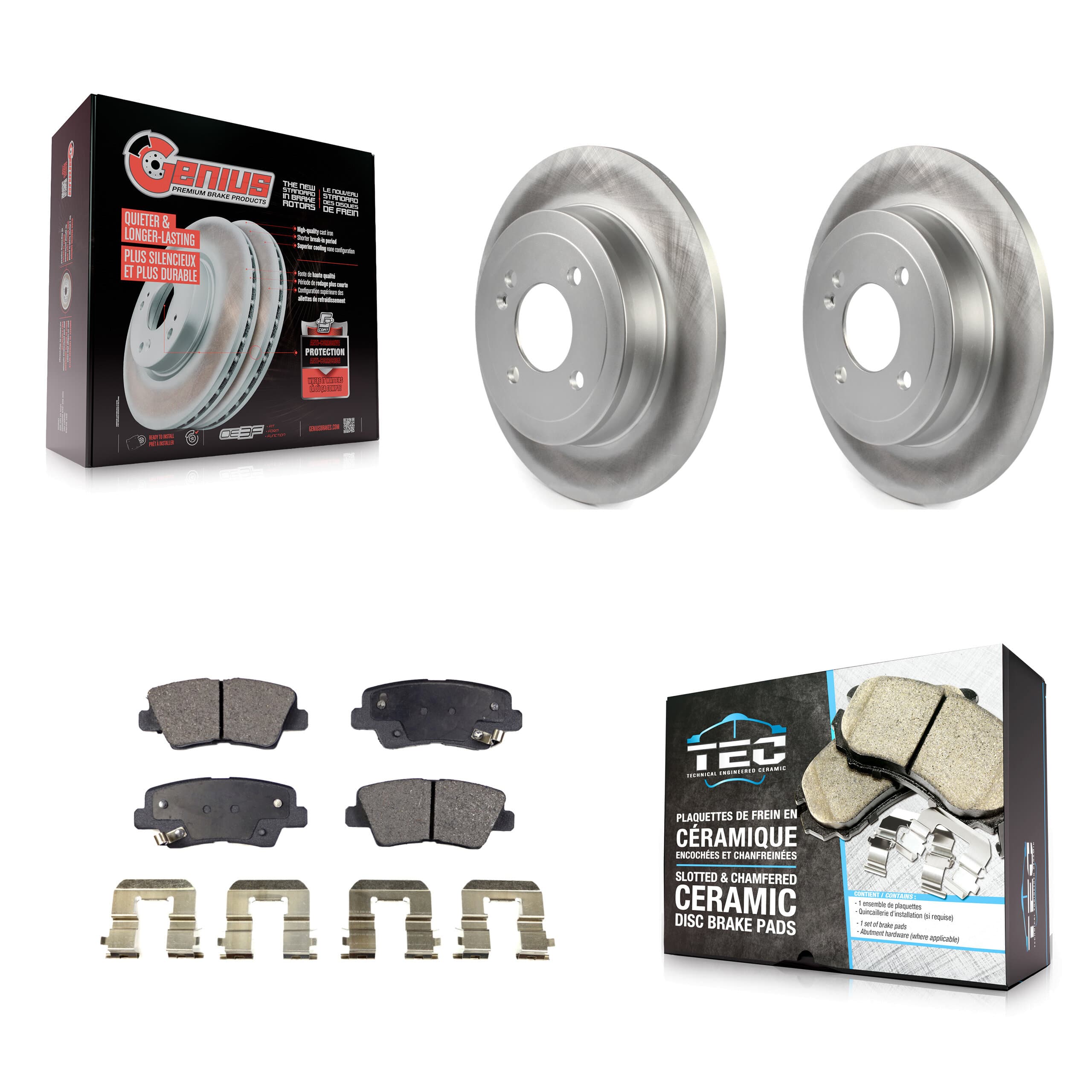 Transit Auto - KGT-101639 - Rear Disc Brake Kits image 1