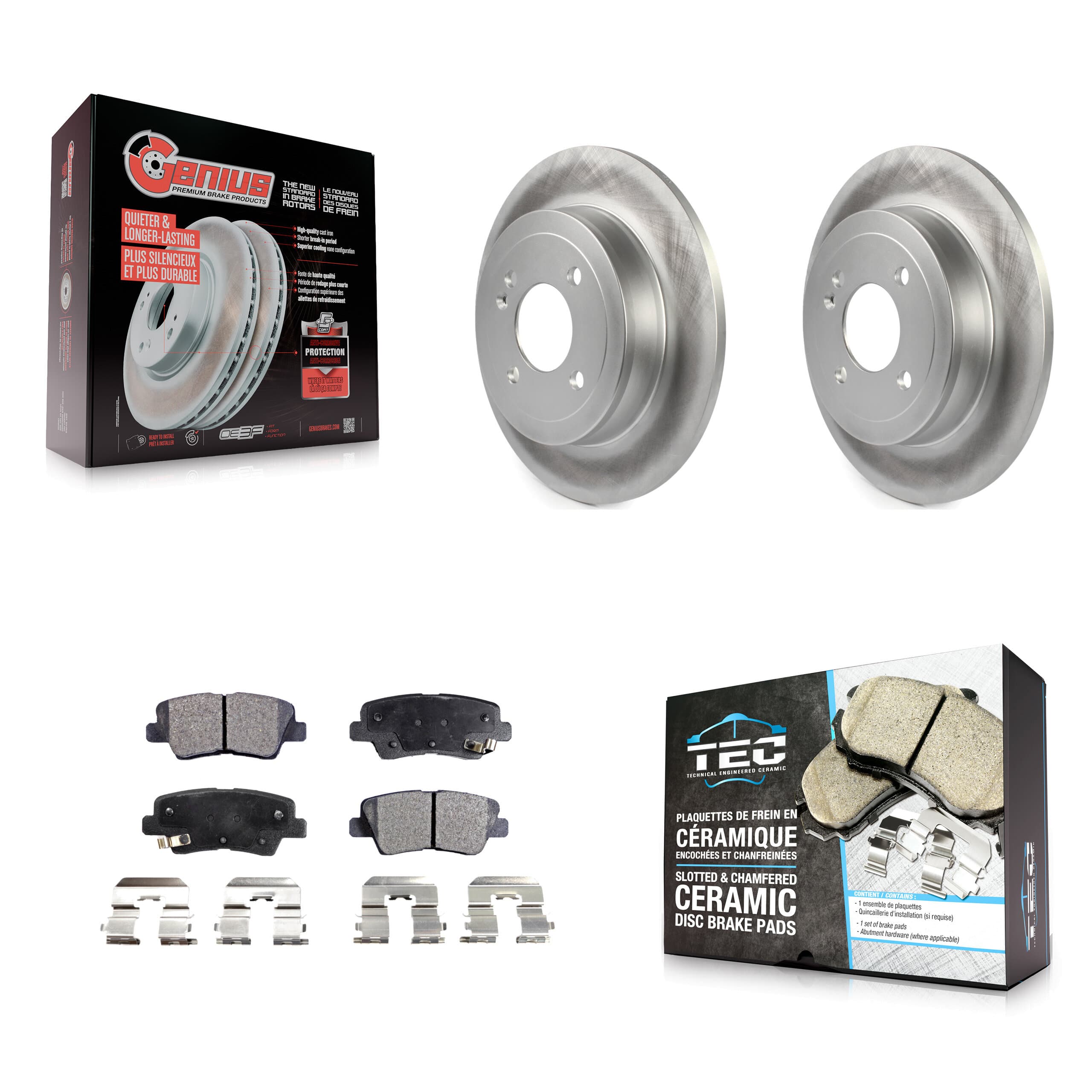 Transit Auto - KGT-101640 - Rear Disc Brake Kits image 1