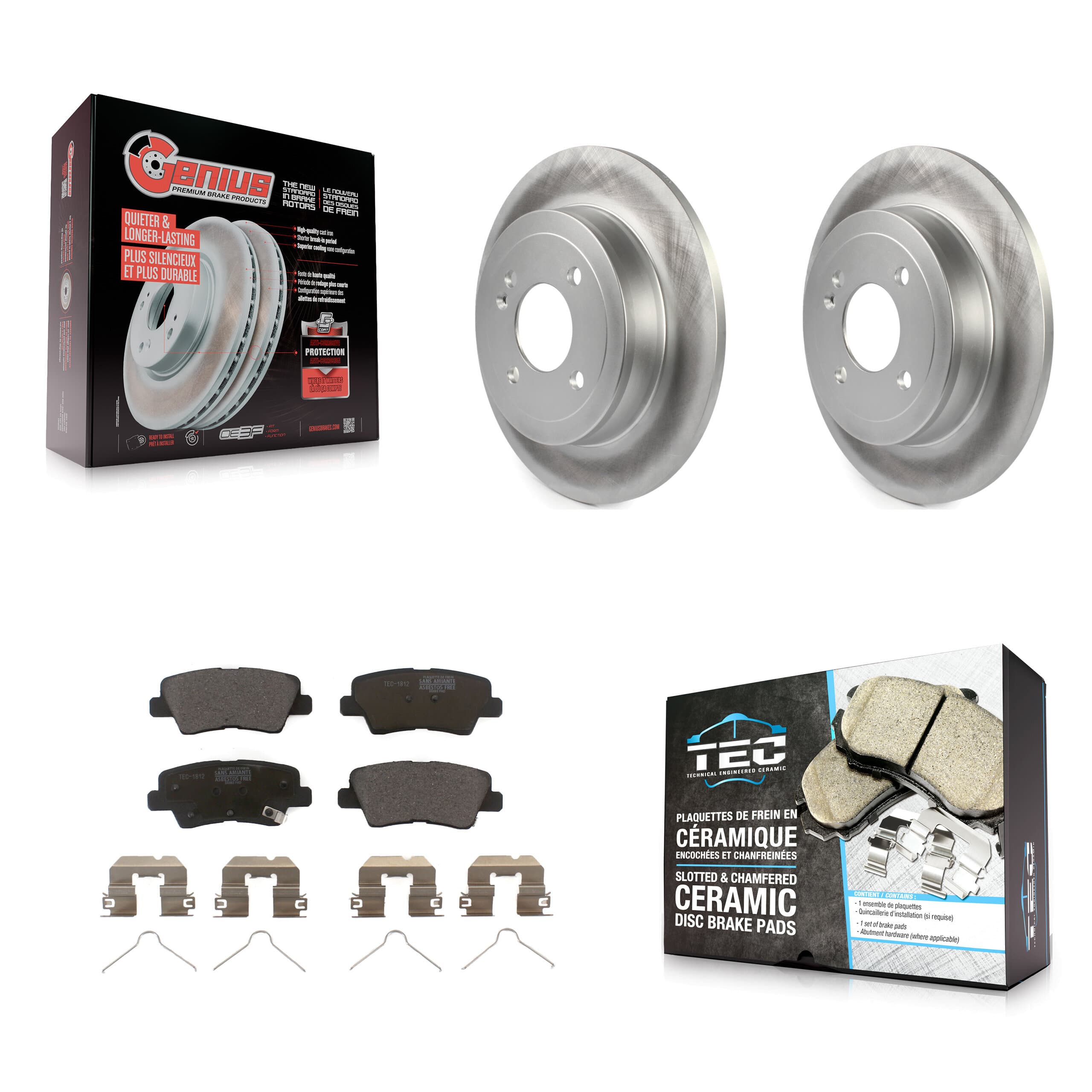 Transit Auto - KGT-101641 - Rear Disc Brake Kits image 1