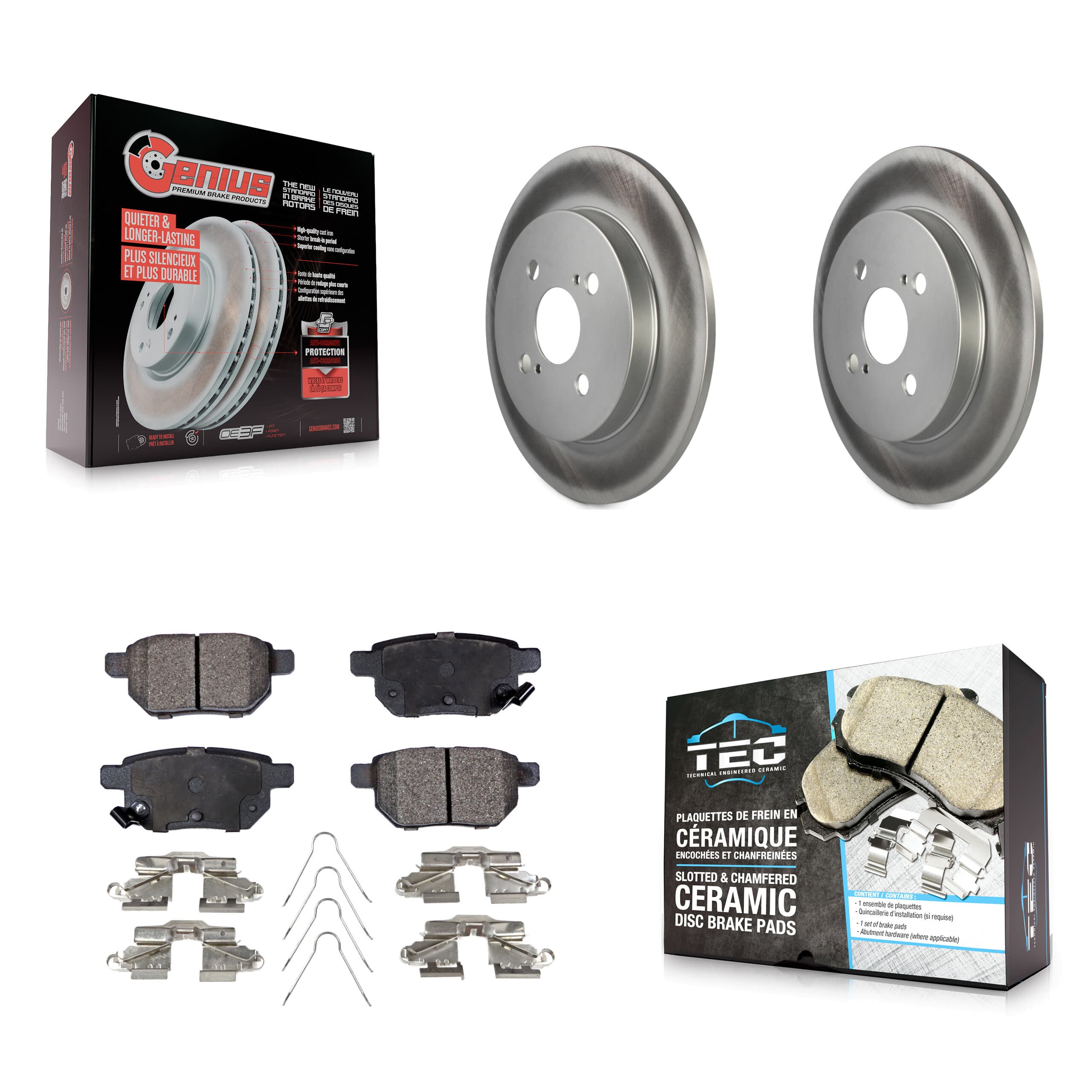 Transit Auto - KGT-101643 - Rear Disc Brake Kits image 1