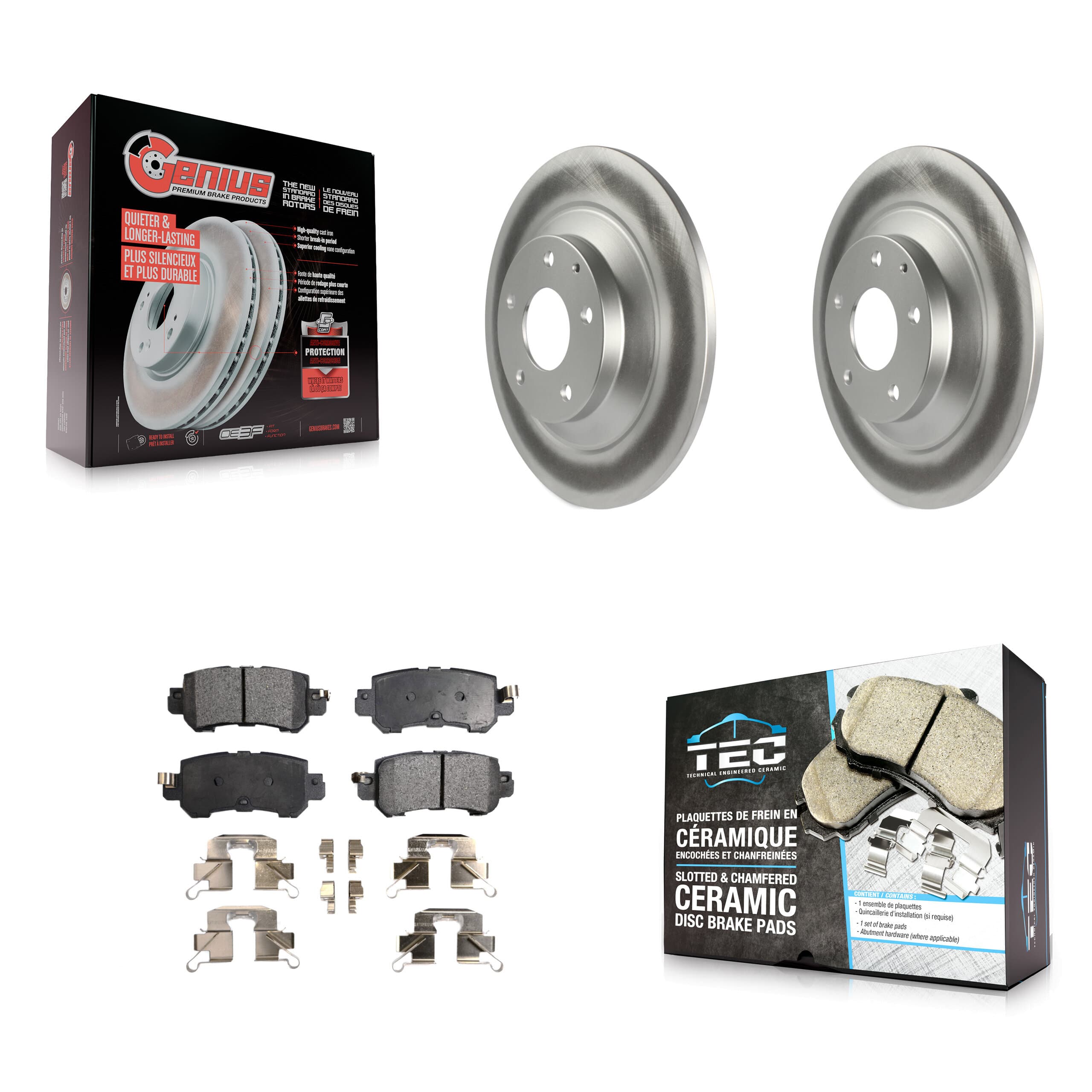 Transit Auto - KGT-101645 - Rear Disc Brake Kits image 1
