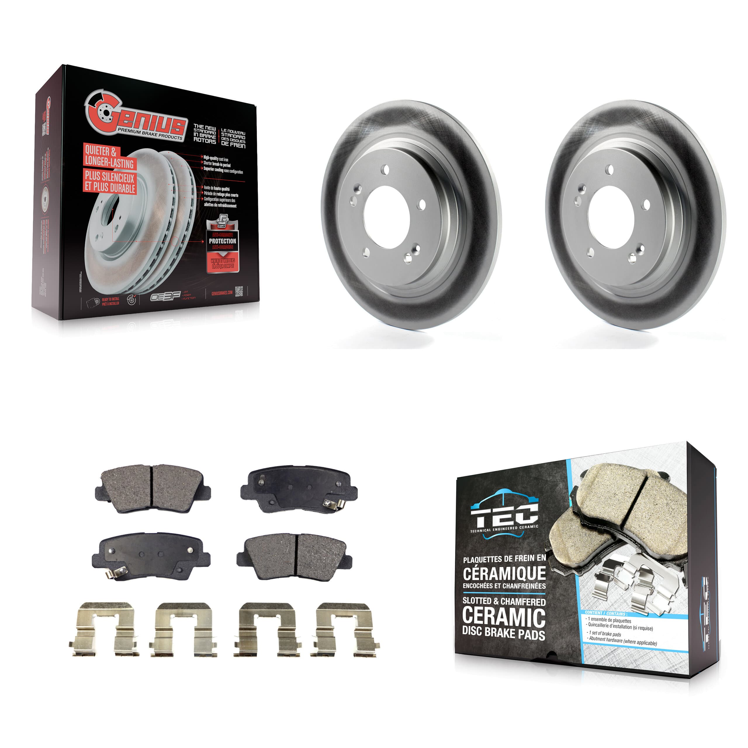 Transit Auto - KGT-101647 - Rear Disc Brake Kits image 1