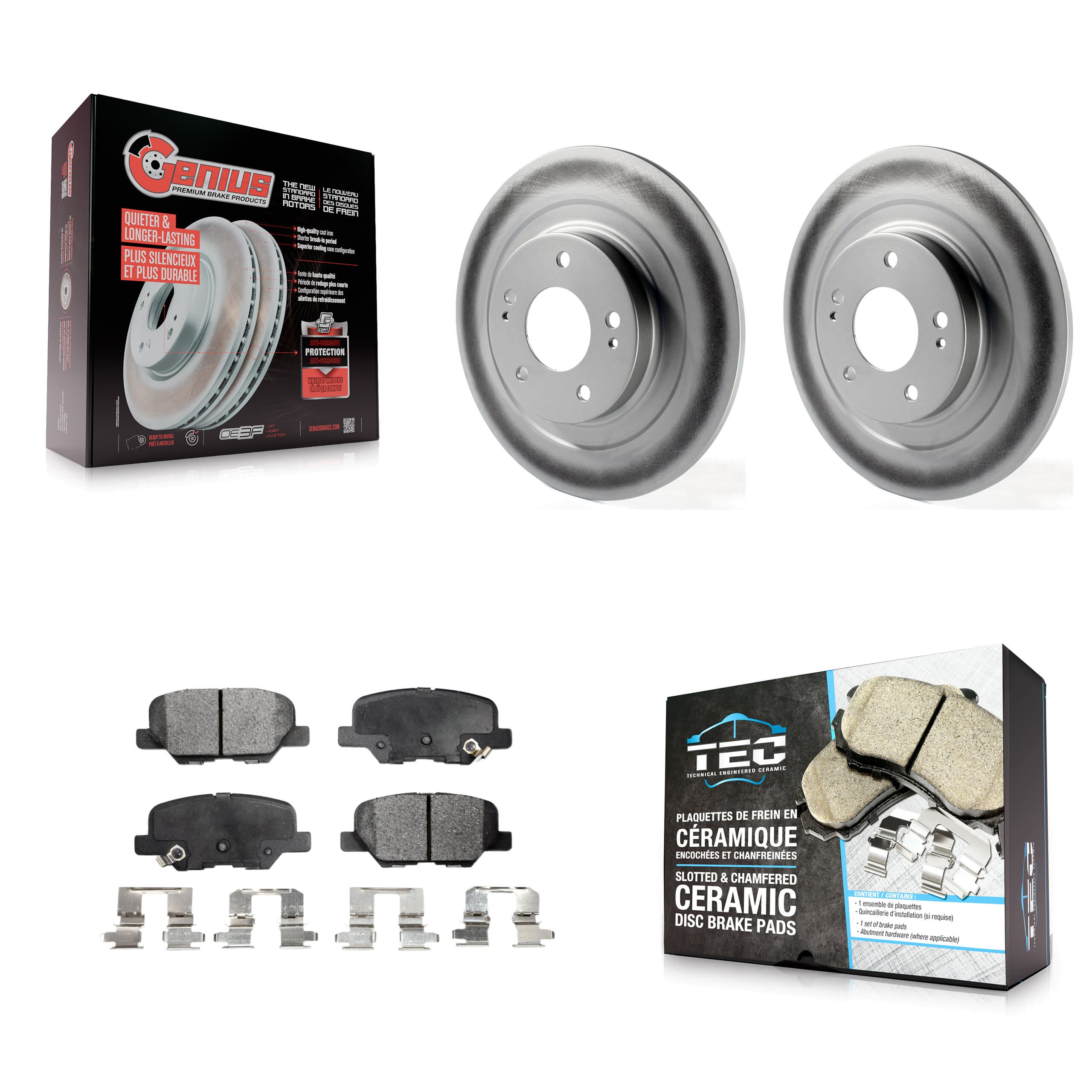 Transit Auto - KGT-101651 - Rear Disc Brake Kits image 1