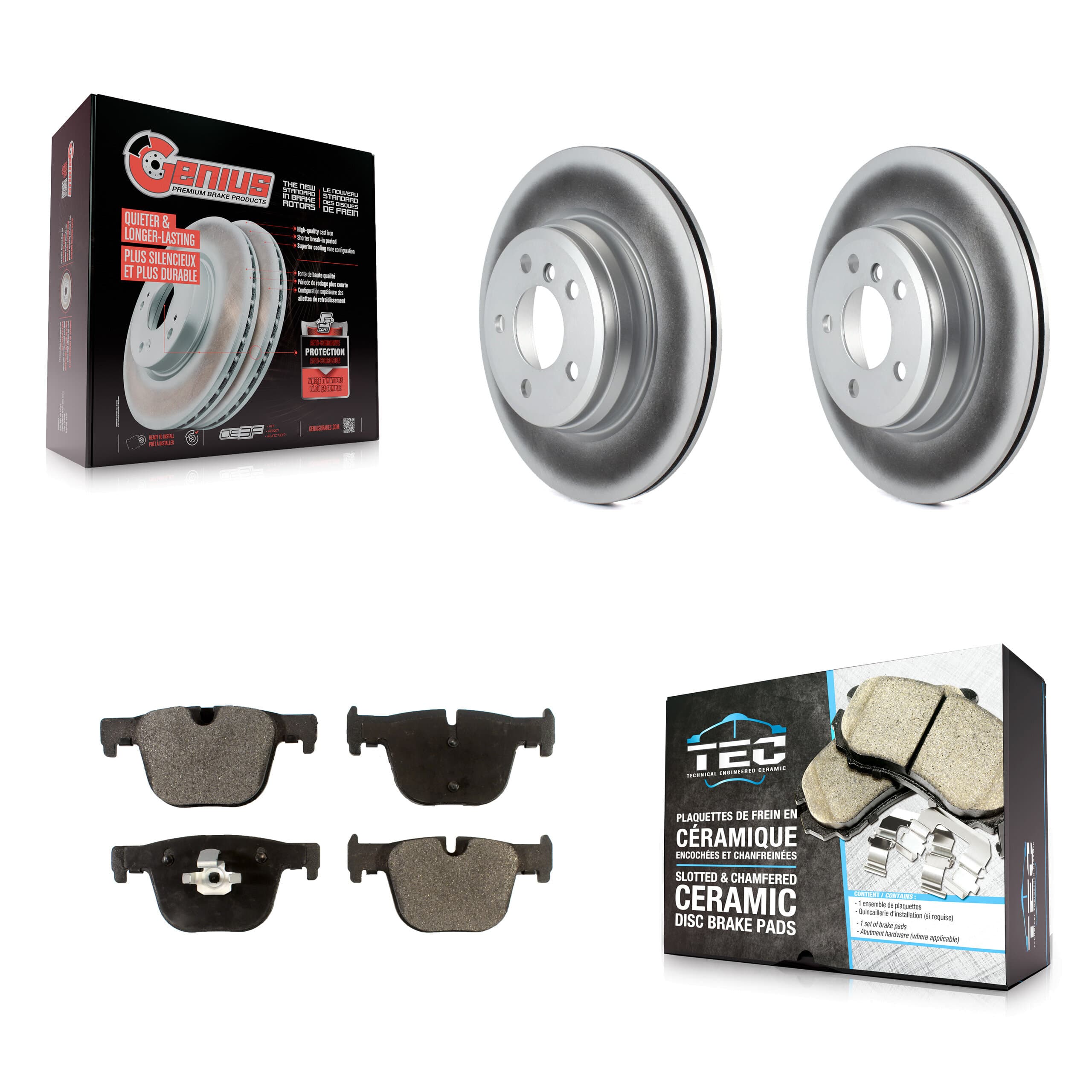 Transit Auto - KGT-101653 - Rear Disc Brake Kits image 1
