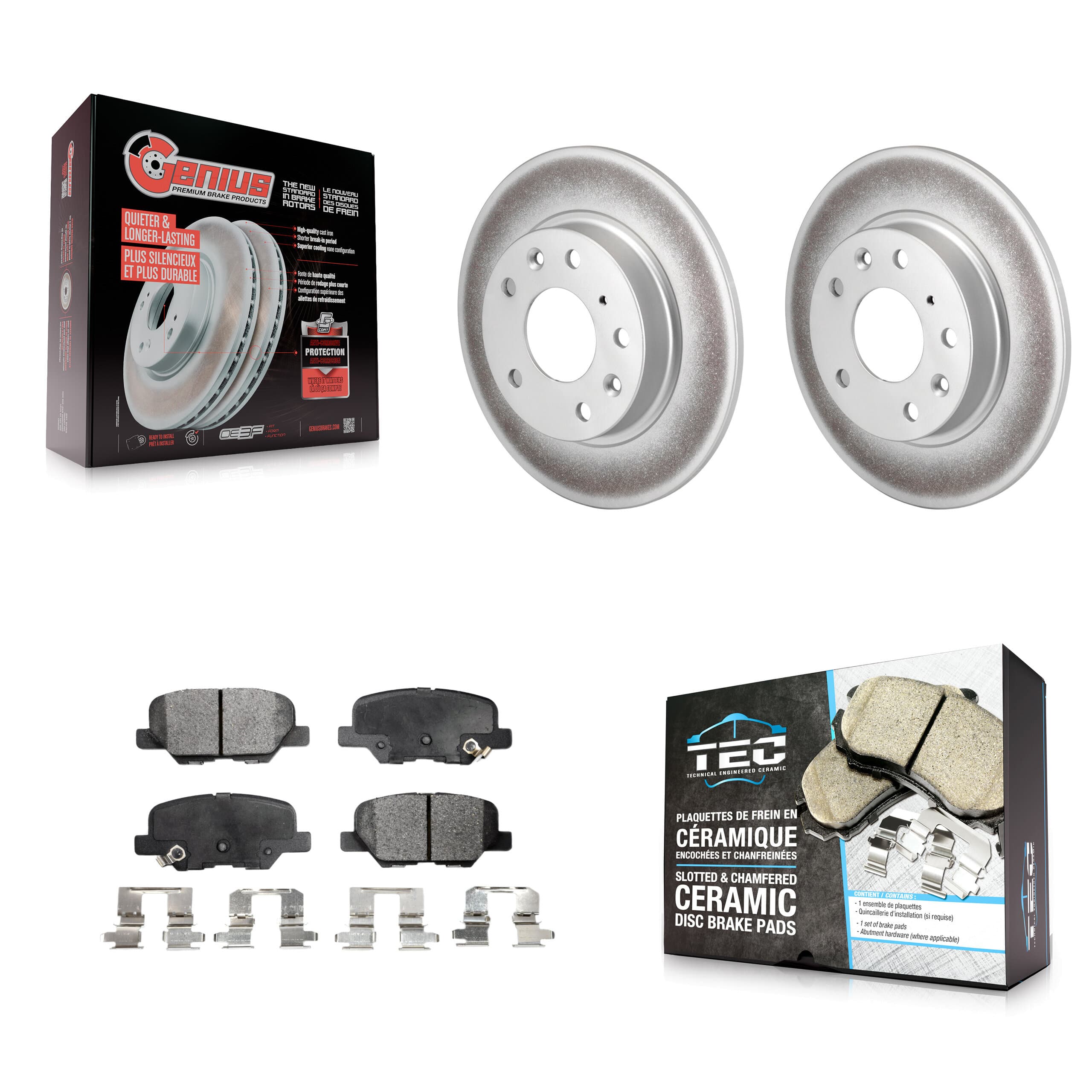 Transit Auto - KGT-101662 - Rear Disc Brake Kits image 1