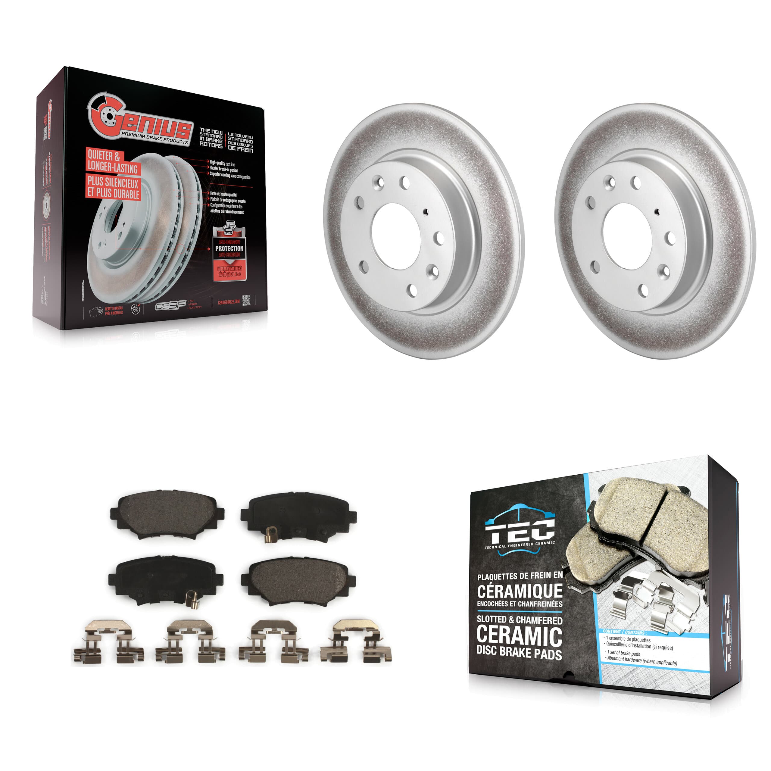 Transit Auto - KGT-101663 - Rear Disc Brake Kits image 1