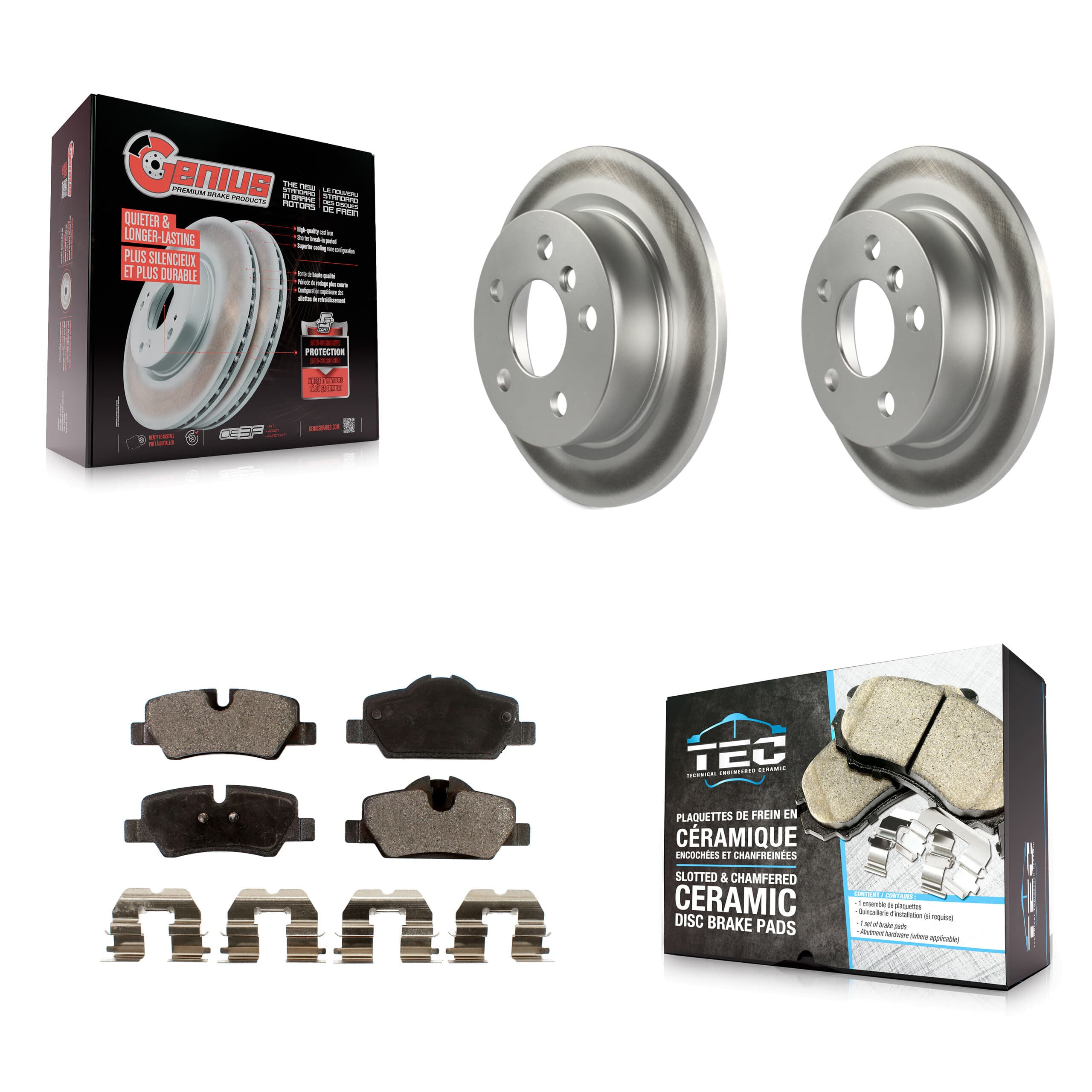 Transit Auto - KGT-101667 - Rear Disc Brake Kits image 1