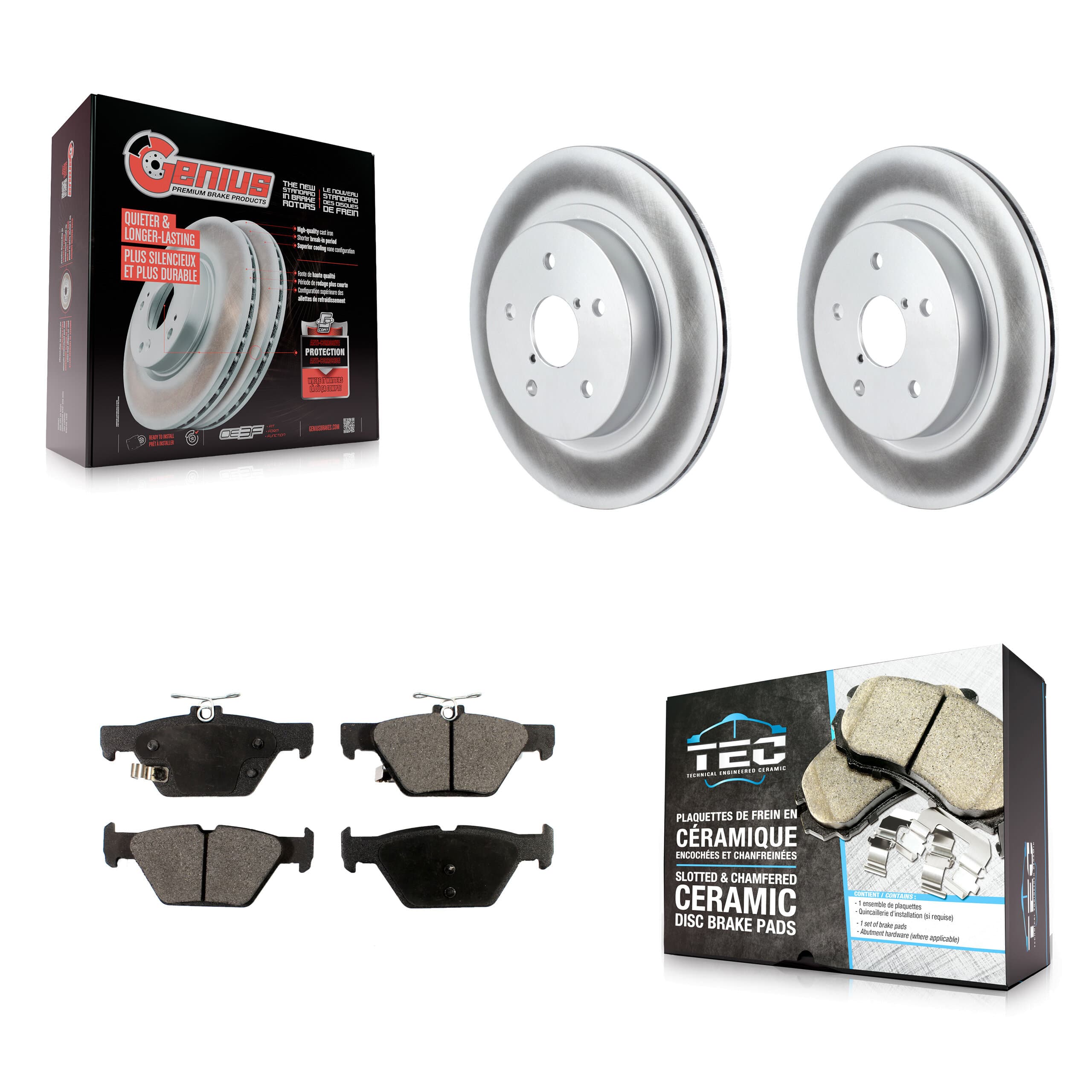 Transit Auto - KGT-101668 - Rear Disc Brake Kits image 1