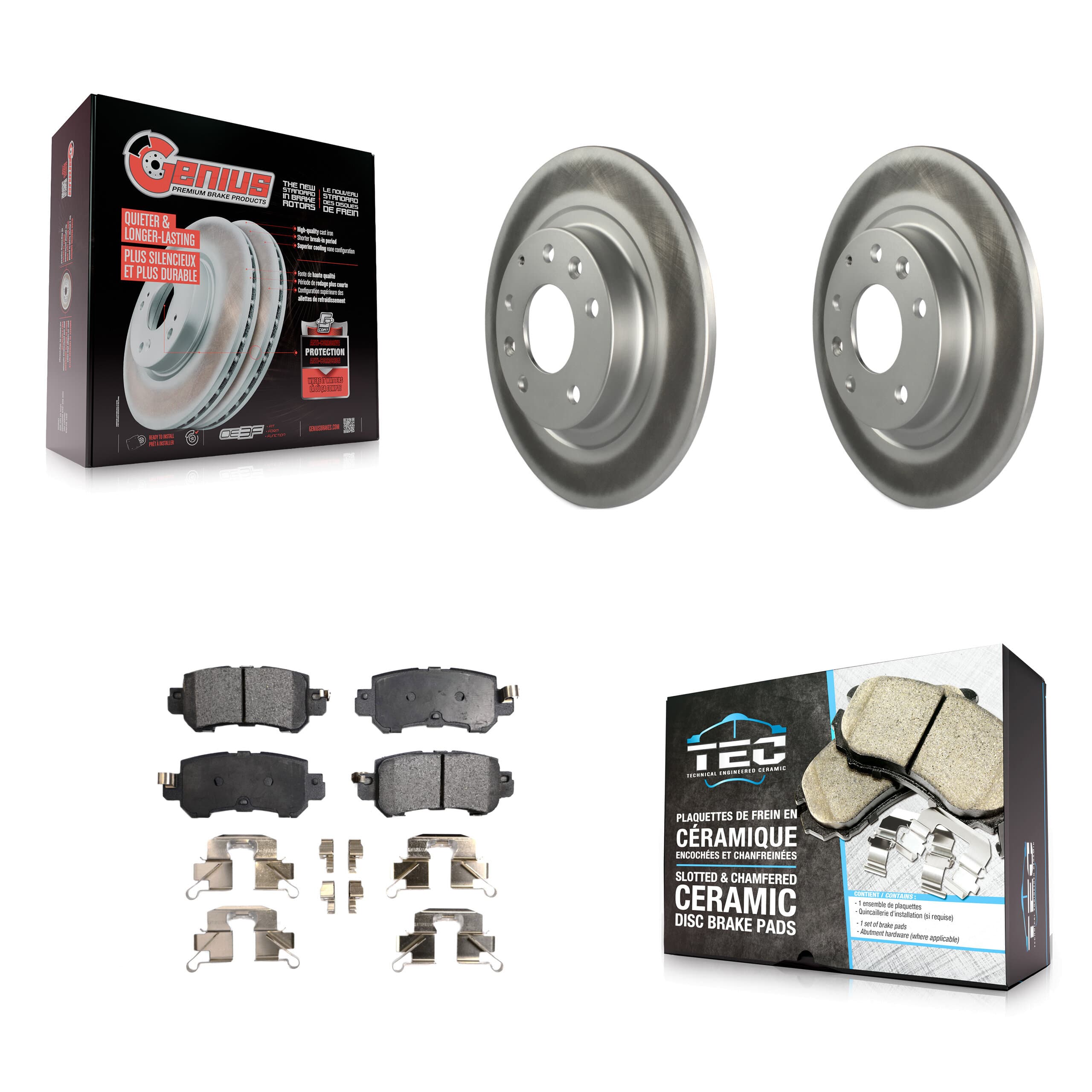 Transit Auto - KGT-101669 - Rear Disc Brake Kits image 1