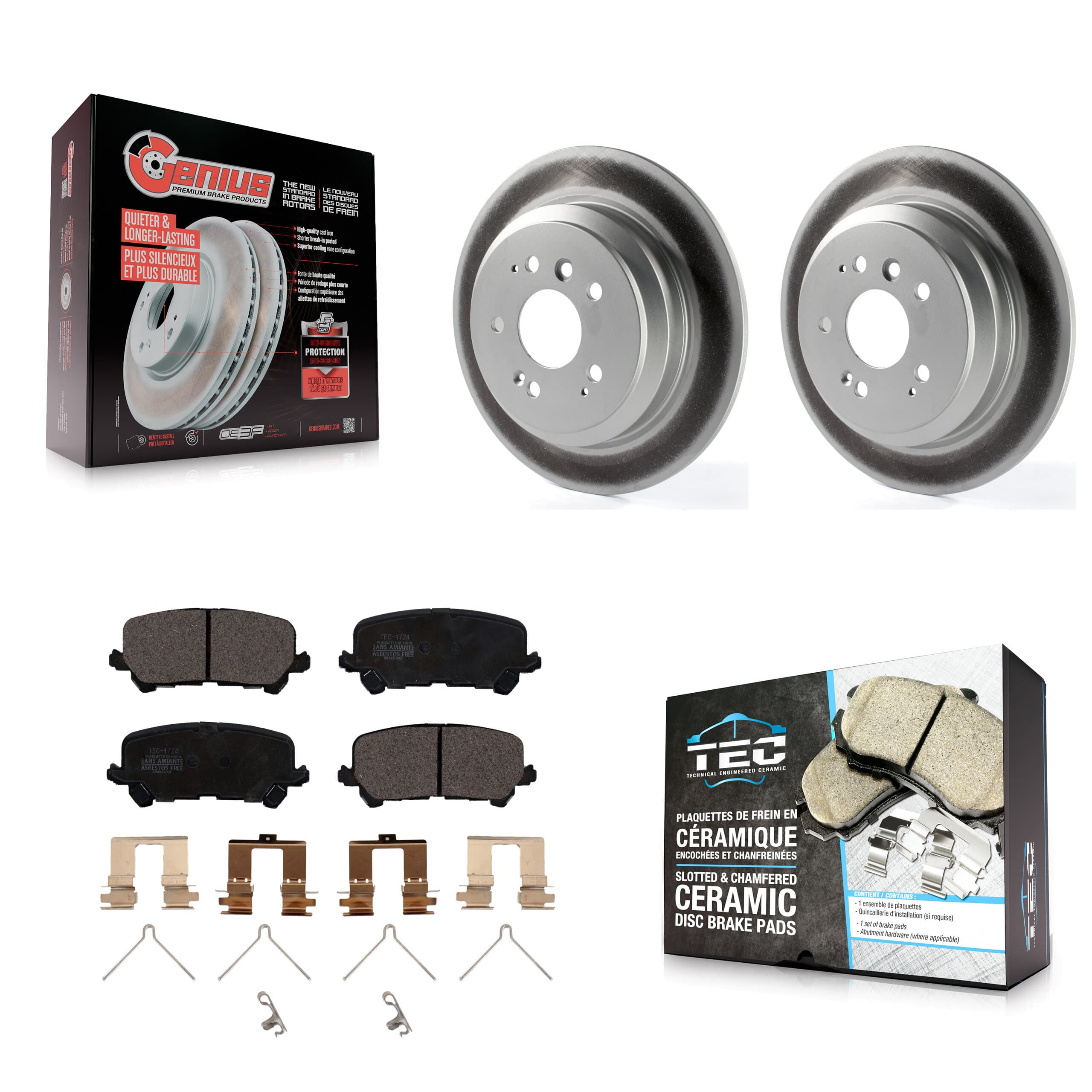 Transit Auto - KGT-101670 - Rear Disc Brake Kits image 1