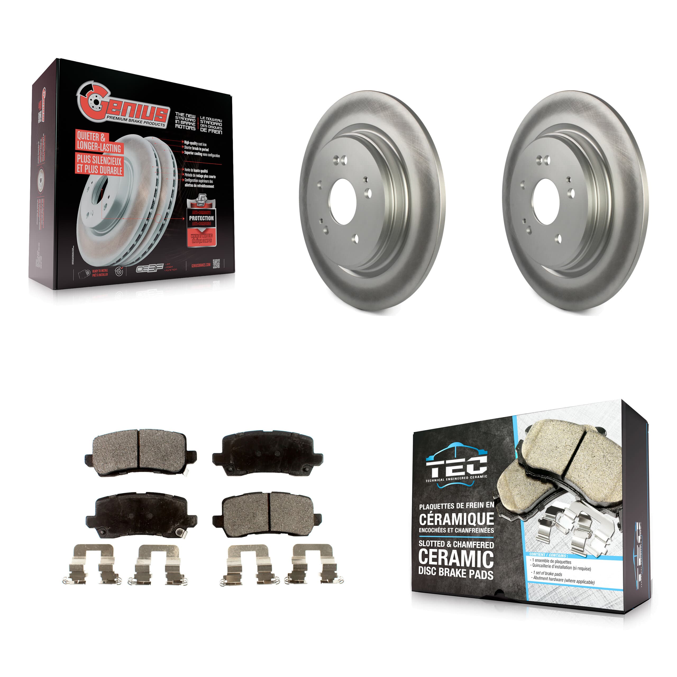 Transit Auto - KGT-101678 - Rear Disc Brake Kits image 1
