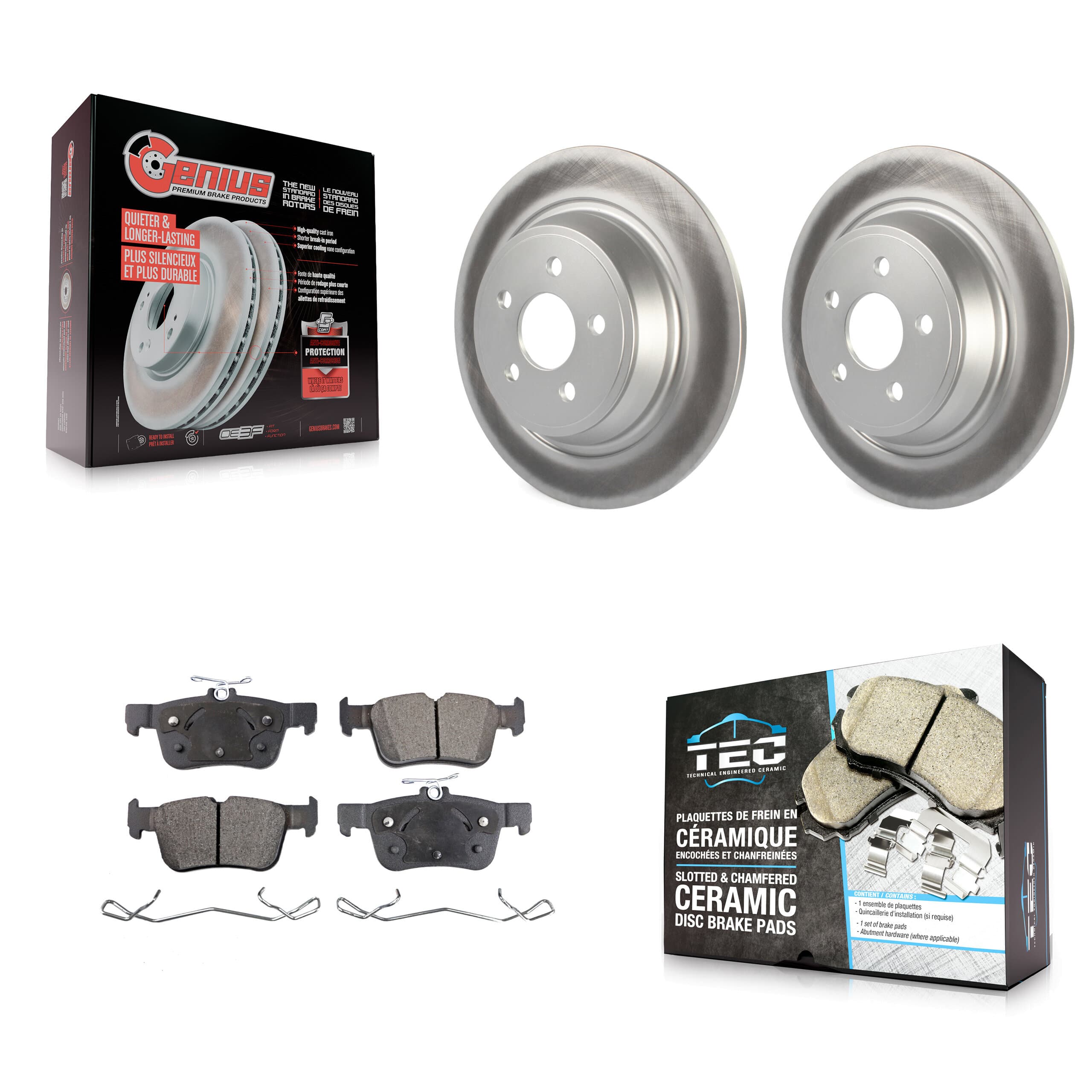 Transit Auto - KGT-101681 - Rear Disc Brake Kits image 1