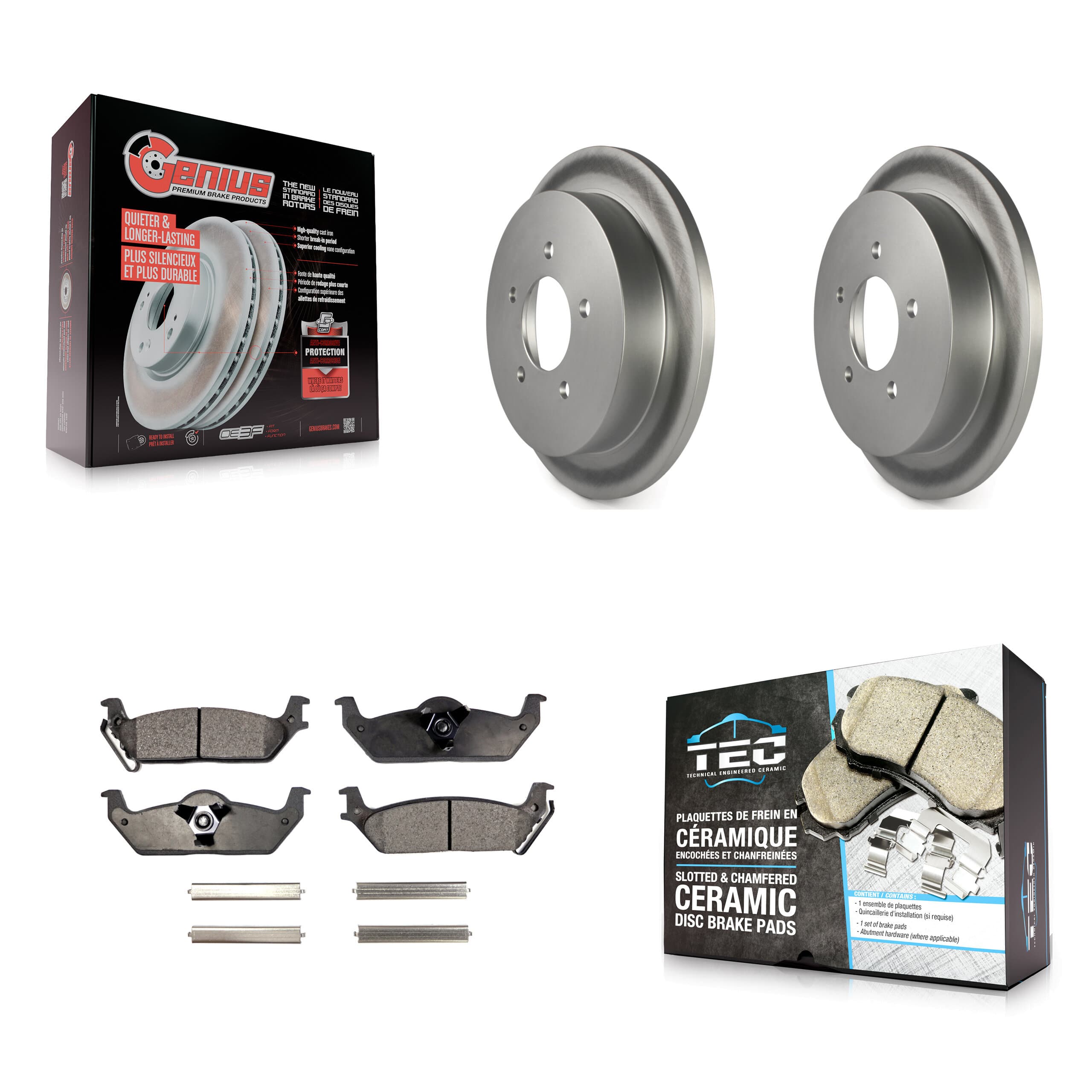 Transit Auto - KGT-101776 - Rear Disc Brake Kits image 1