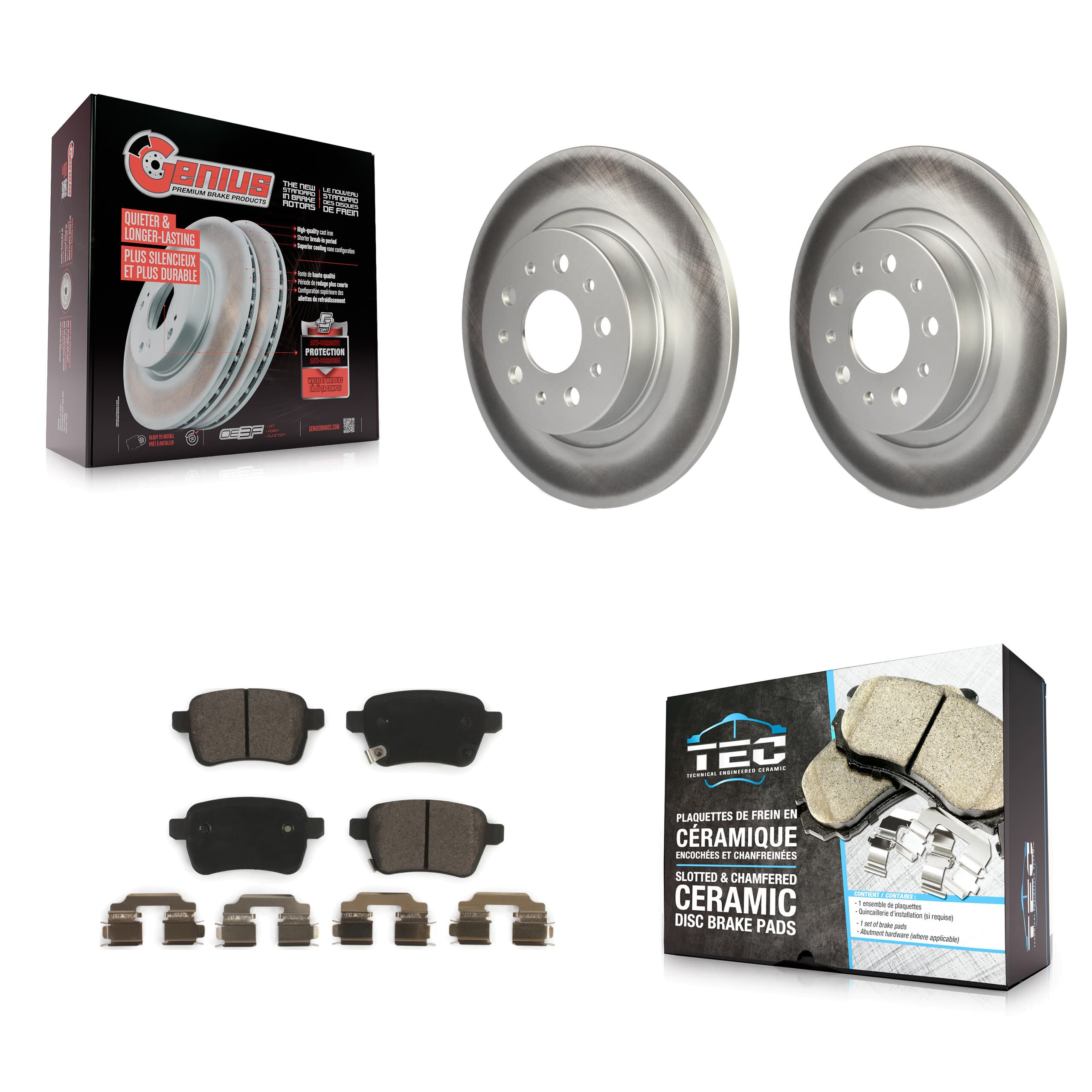 Transit Auto - KGT-101777 - Rear Disc Brake Kits image 1