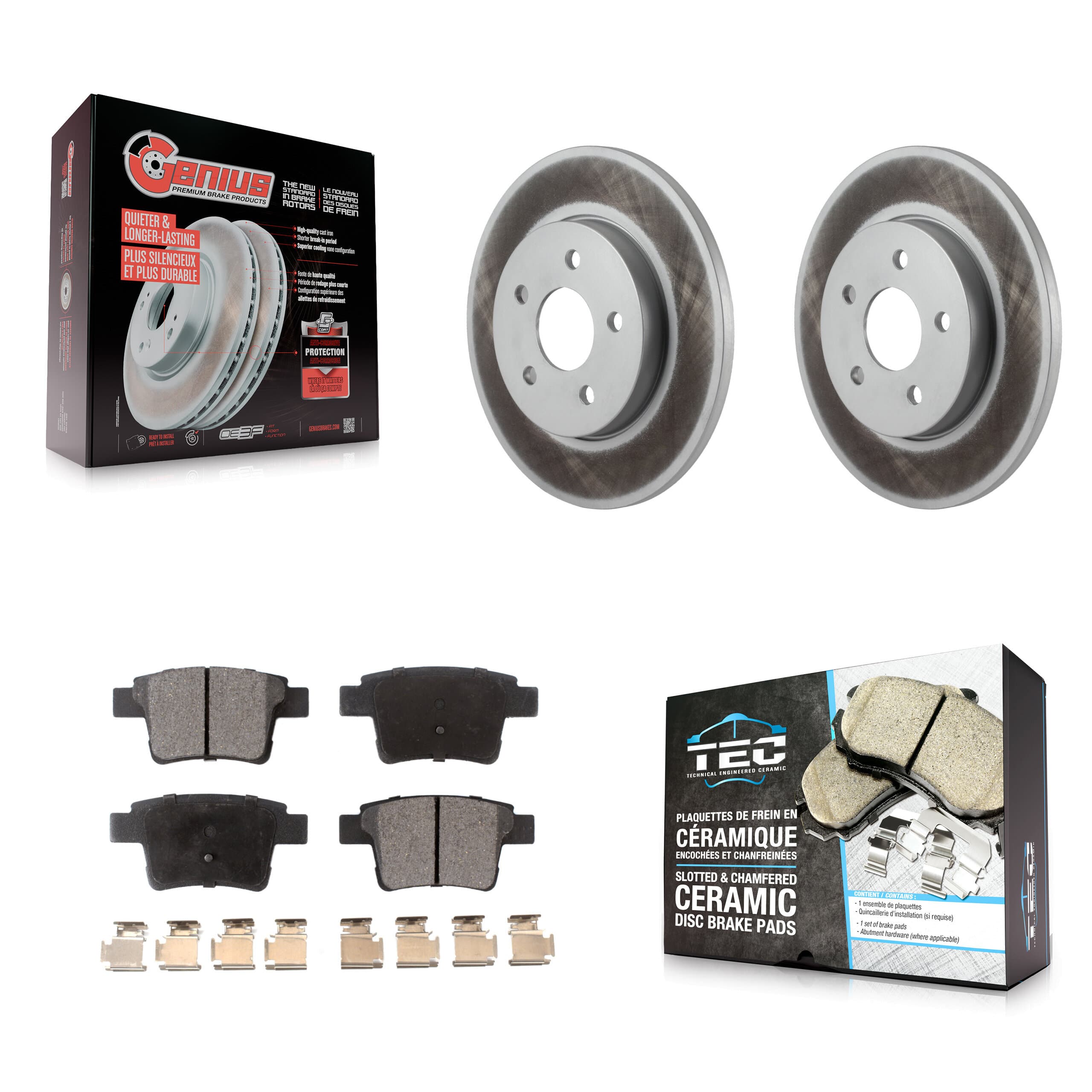Transit Auto - KGT-101778 - Rear Disc Brake Kits image 1