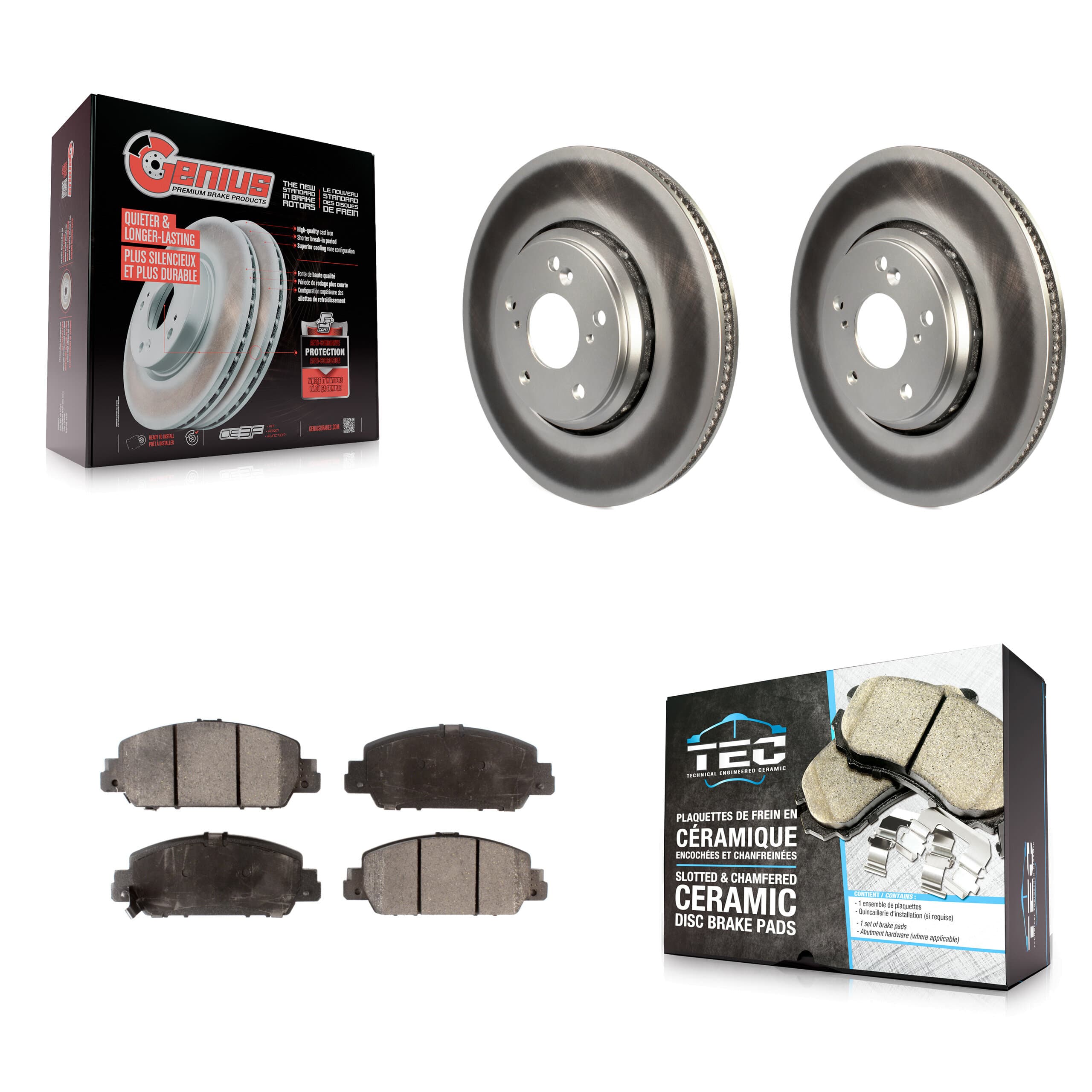 Transit Auto - KGT-101846 - Front Disc Brake Kits image 1