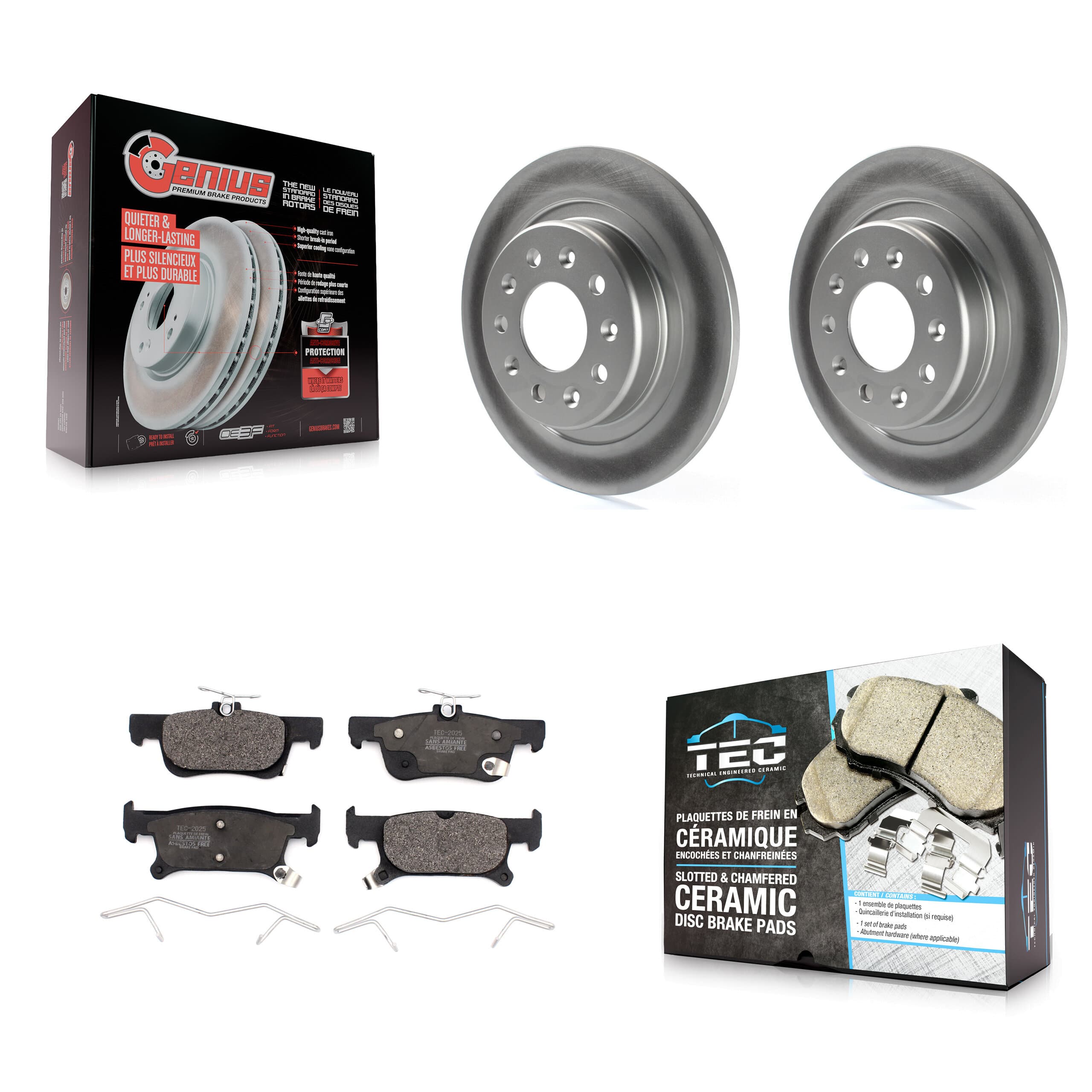 Transit Auto - KGT-101931 - Rear Disc Brake Kits image 1
