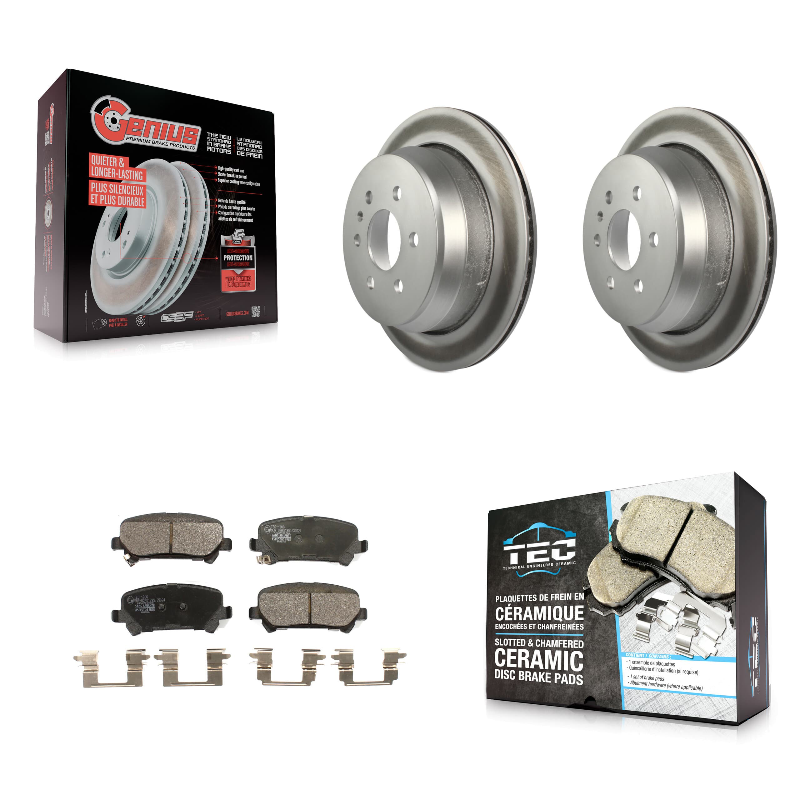 Transit Auto - KGT-101932 - Rear Disc Brake Kits image 1