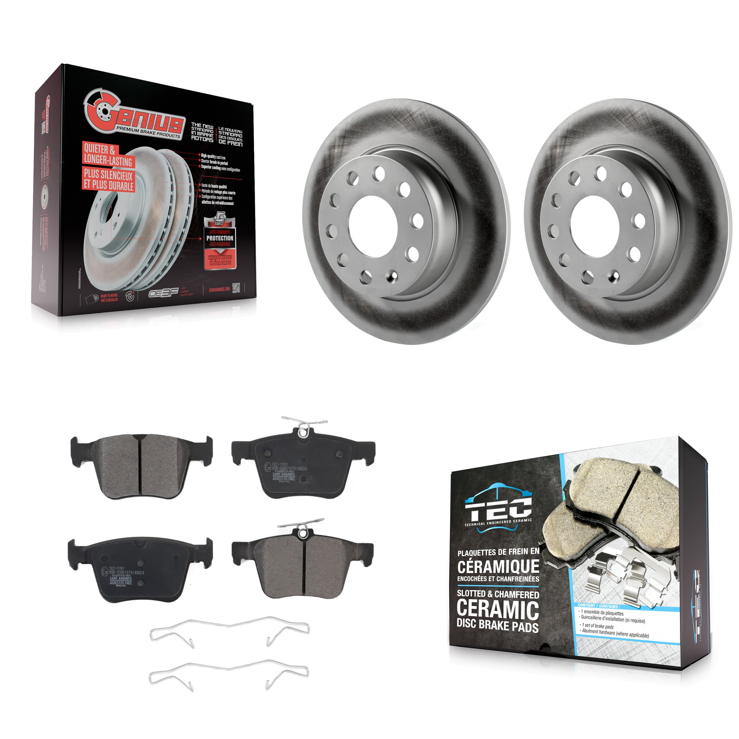 Transit Auto - KGT-101937 - Rear Disc Brake Kits image 1