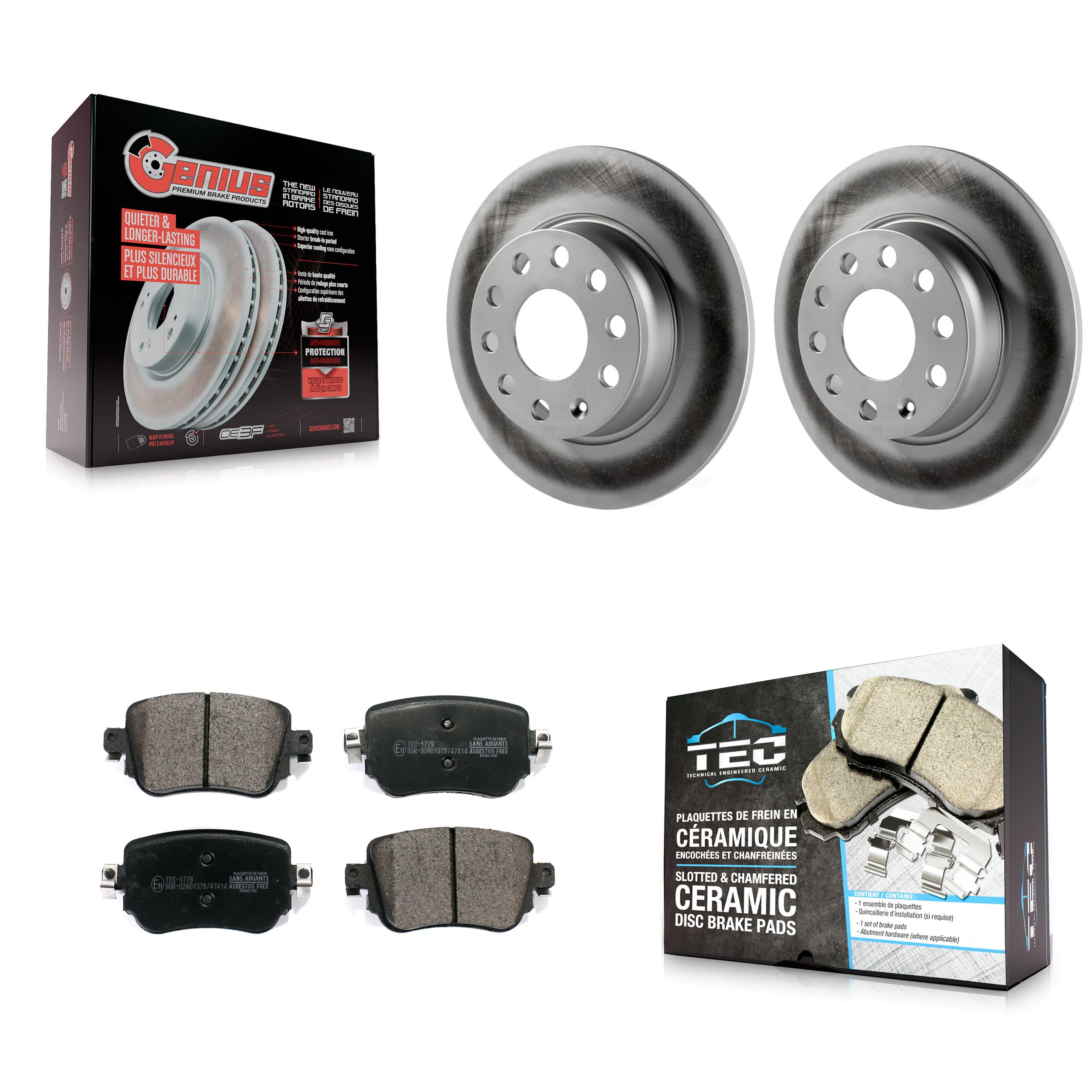 Transit Auto - KGT-101938 - Rear Disc Brake Kits image 1