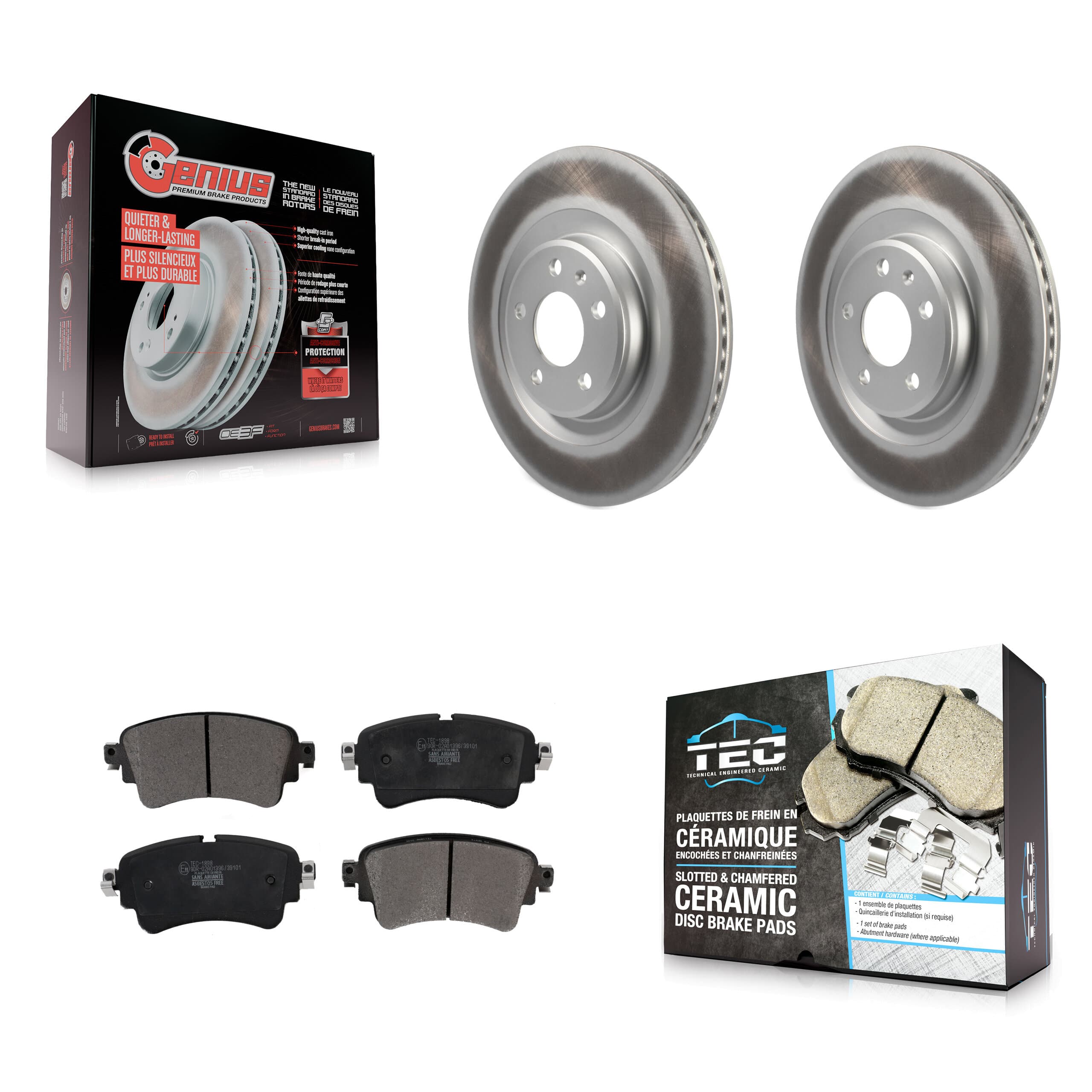 Transit Auto - KGT-101939 - Rear Disc Brake Kits image 1
