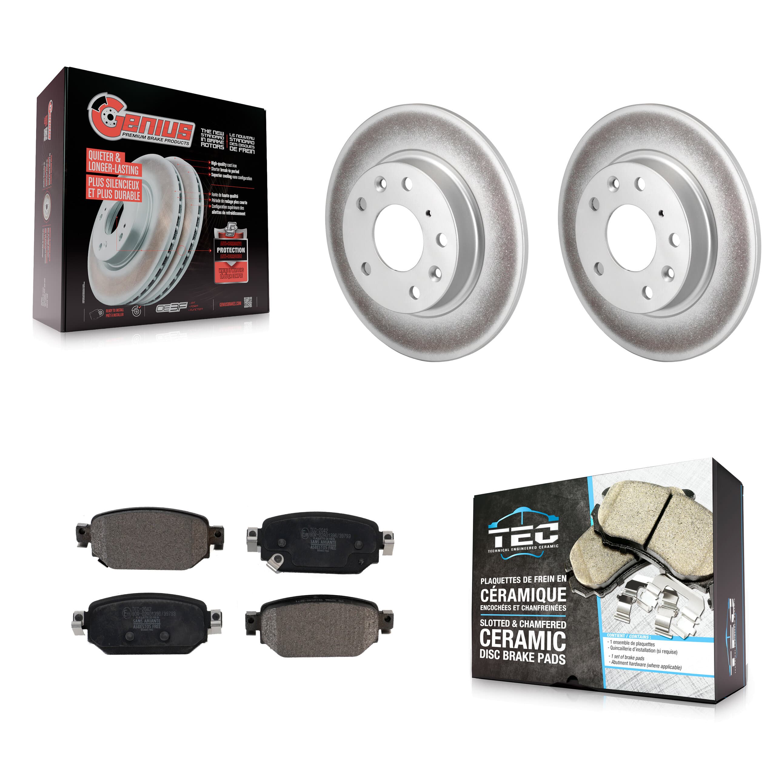 Transit Auto - KGT-101944 - Rear Disc Brake Kits image 1