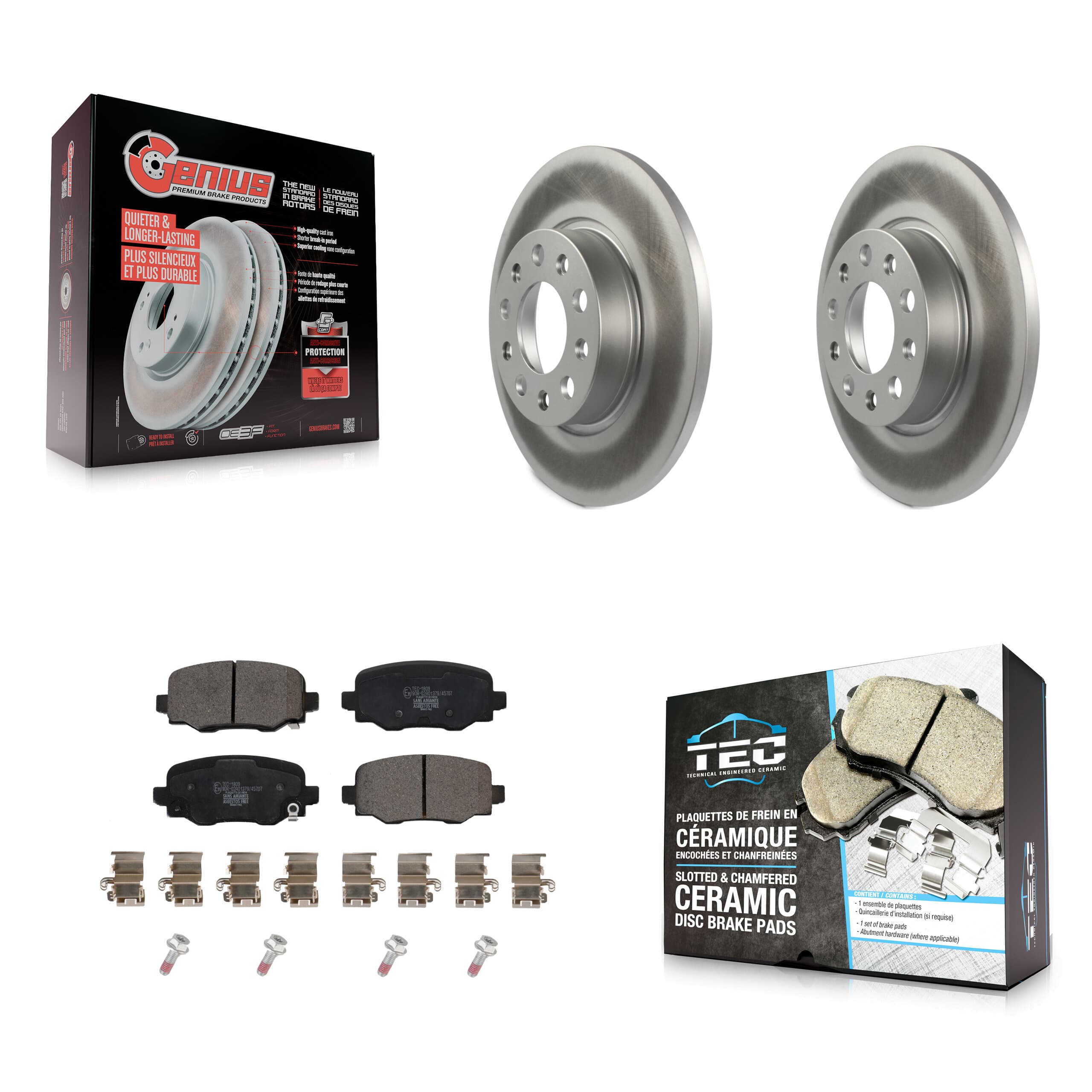 Transit Auto - KGT-101945 - Rear Disc Brake Kits image 1