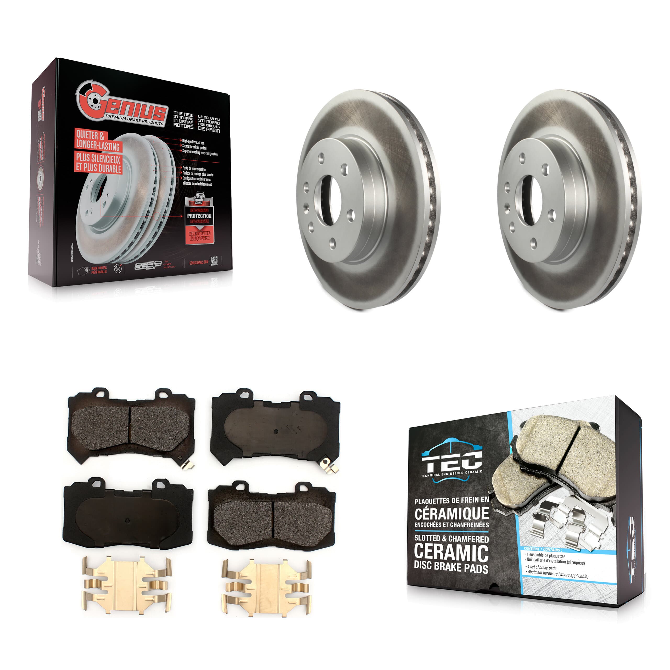 Transit Auto - KGT-102007 - Front Disc Brake Kits image 1