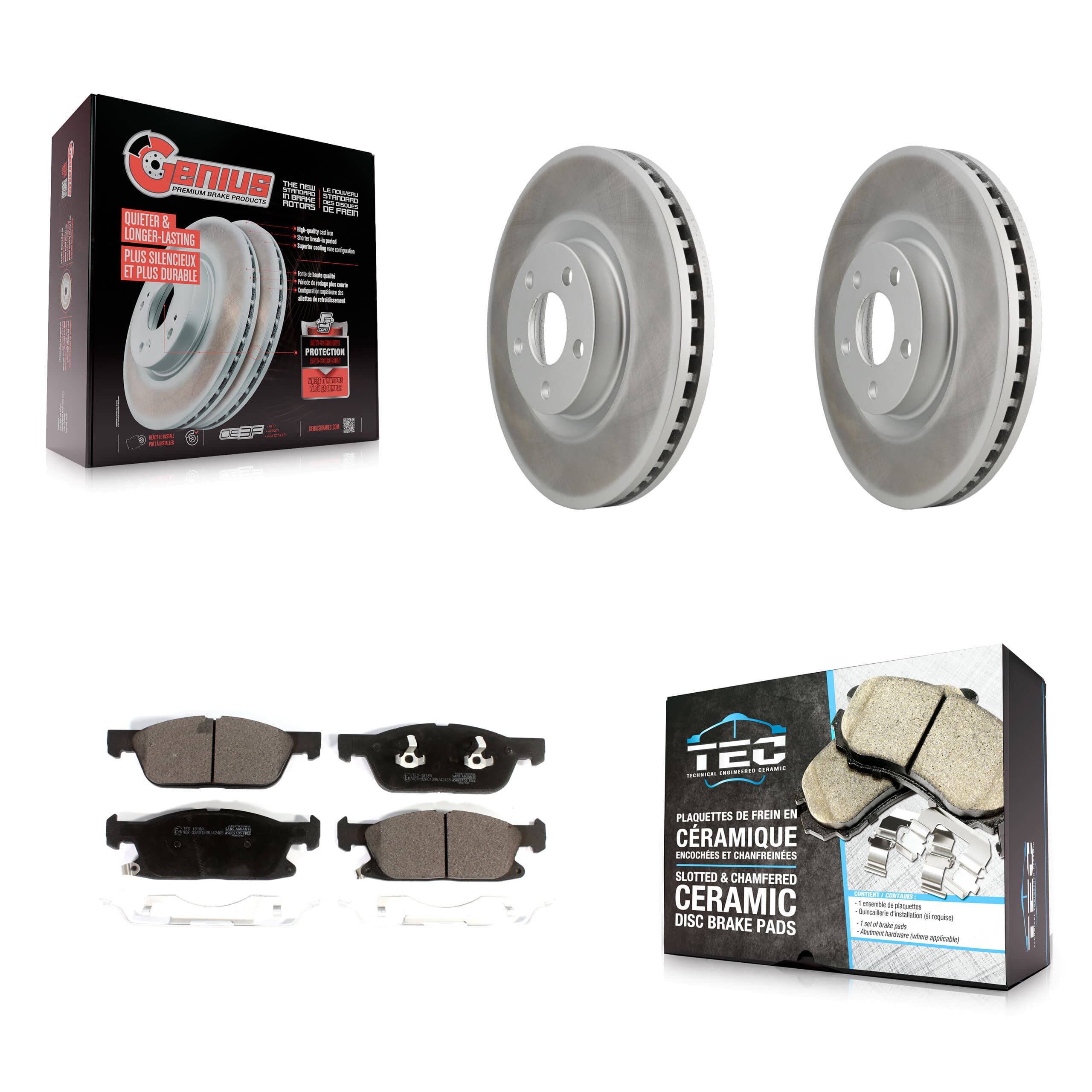 Transit Auto - KGT-102008 - Front Disc Brake Kits image 1