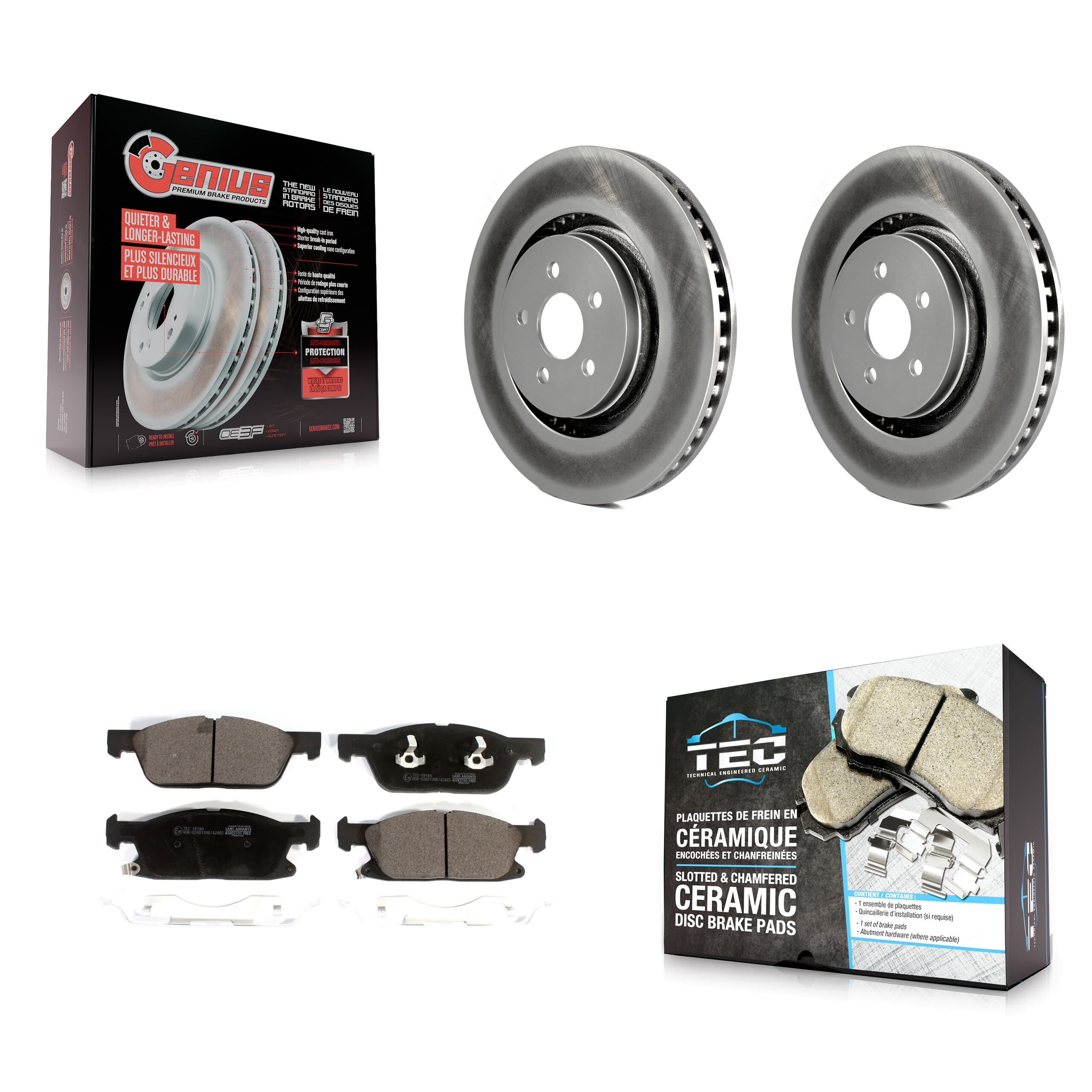 Transit Auto - KGT-102009 - Front Disc Brake Kits image 1
