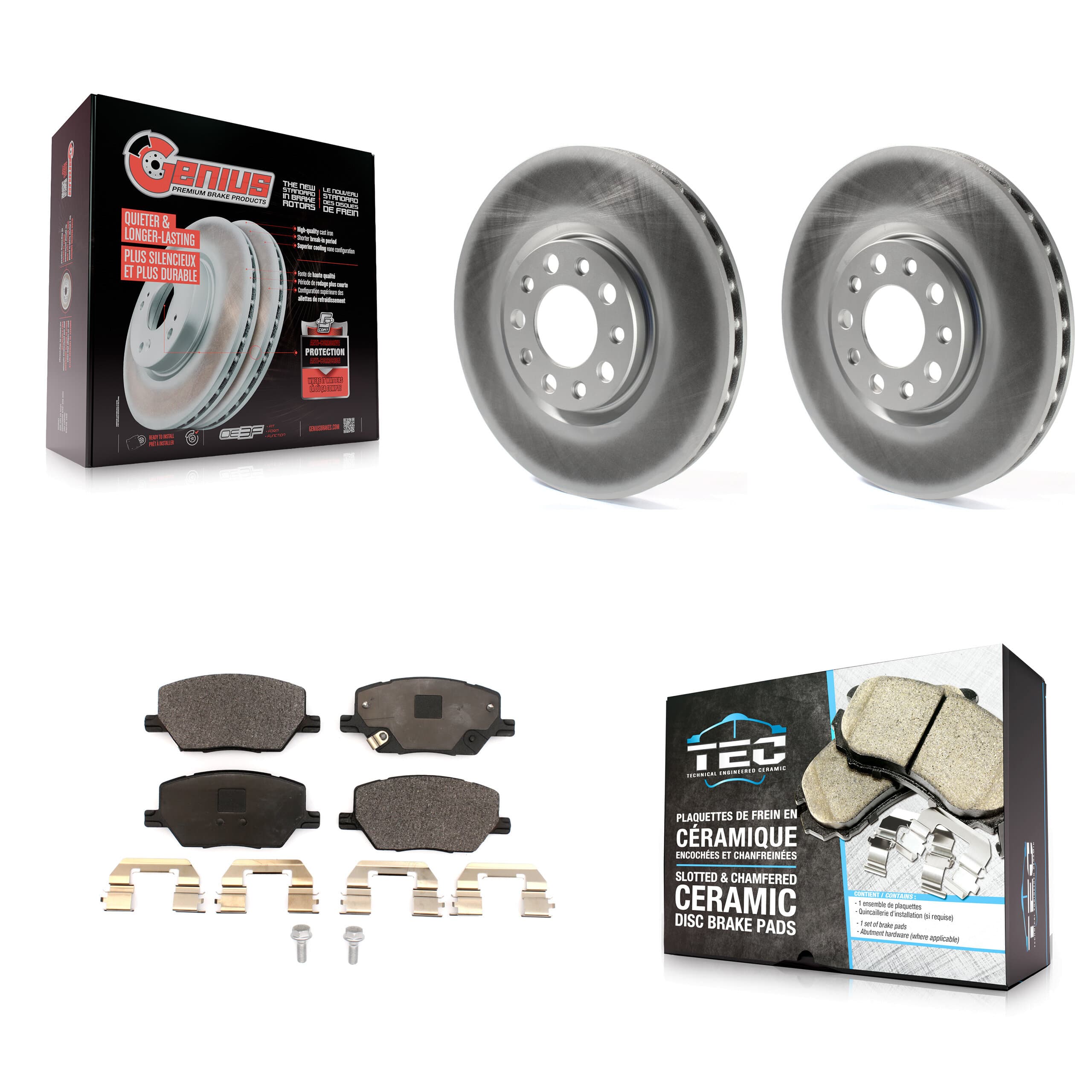 Transit Auto - KGT-102010 - Front Disc Brake Kits image 1