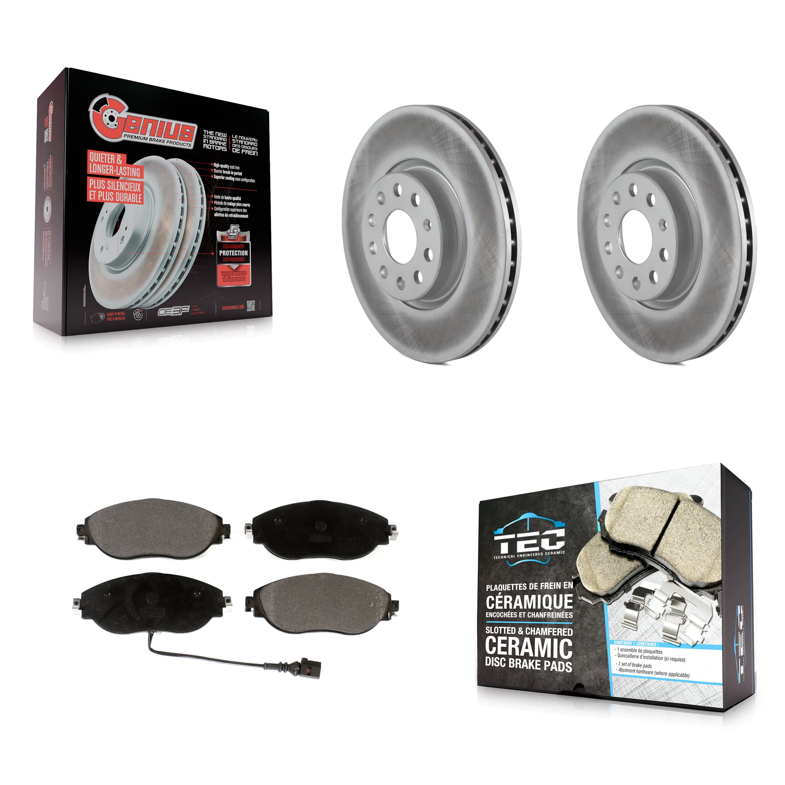 Transit Auto - KGT-102013 - Front Disc Brake Kits image 1
