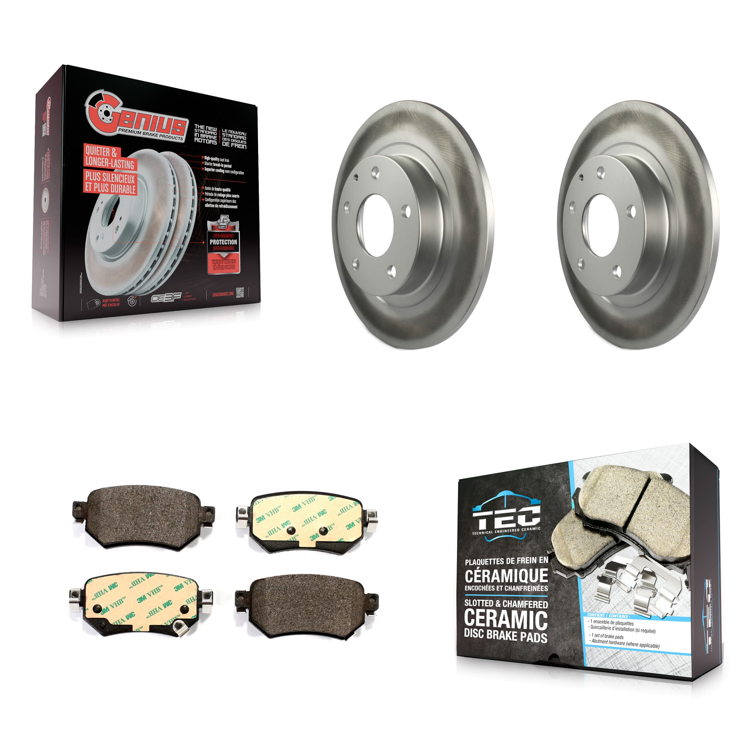 Transit Auto - KGT-102018 - Rear Disc Brake Kits image 1