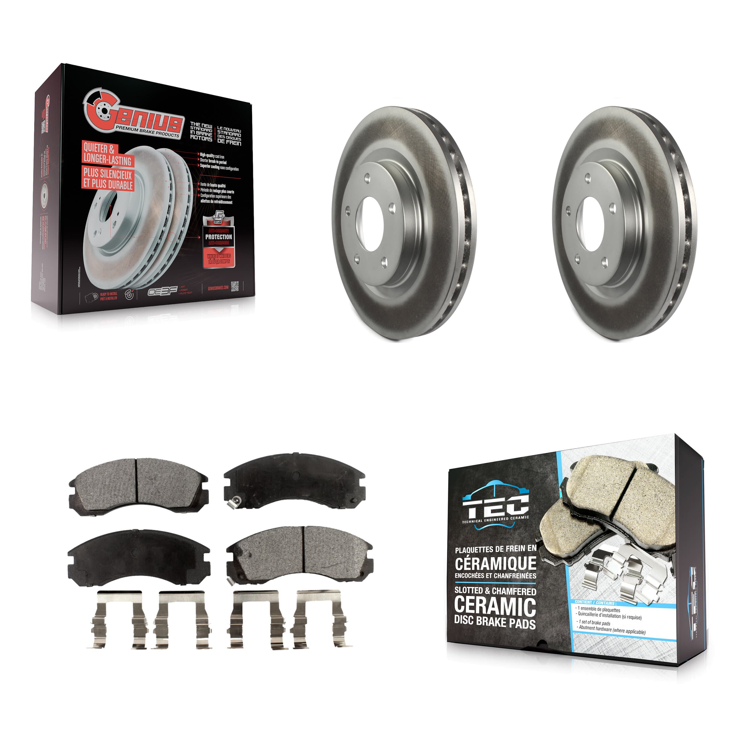 Transit Auto - KGT-102034 - Front Disc Brake Kits image 1
