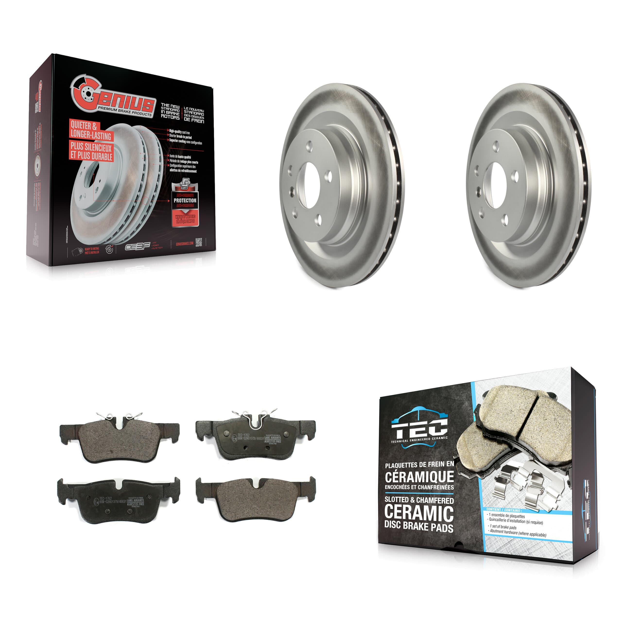 Transit Auto - KGT-102044 - Rear Disc Brake Kits image 1