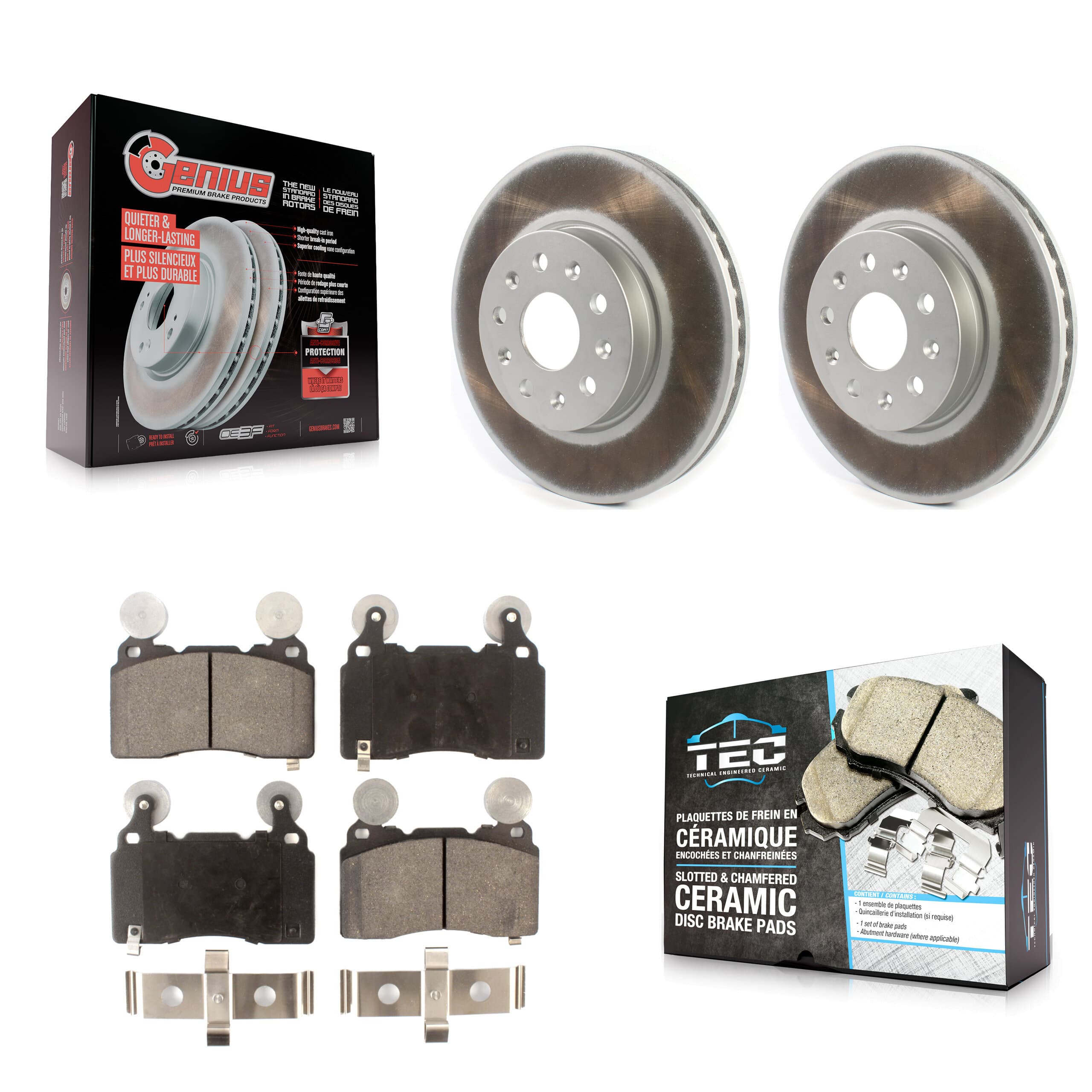 Transit Auto - KGT-102055 - Front Disc Brake Kits image 1
