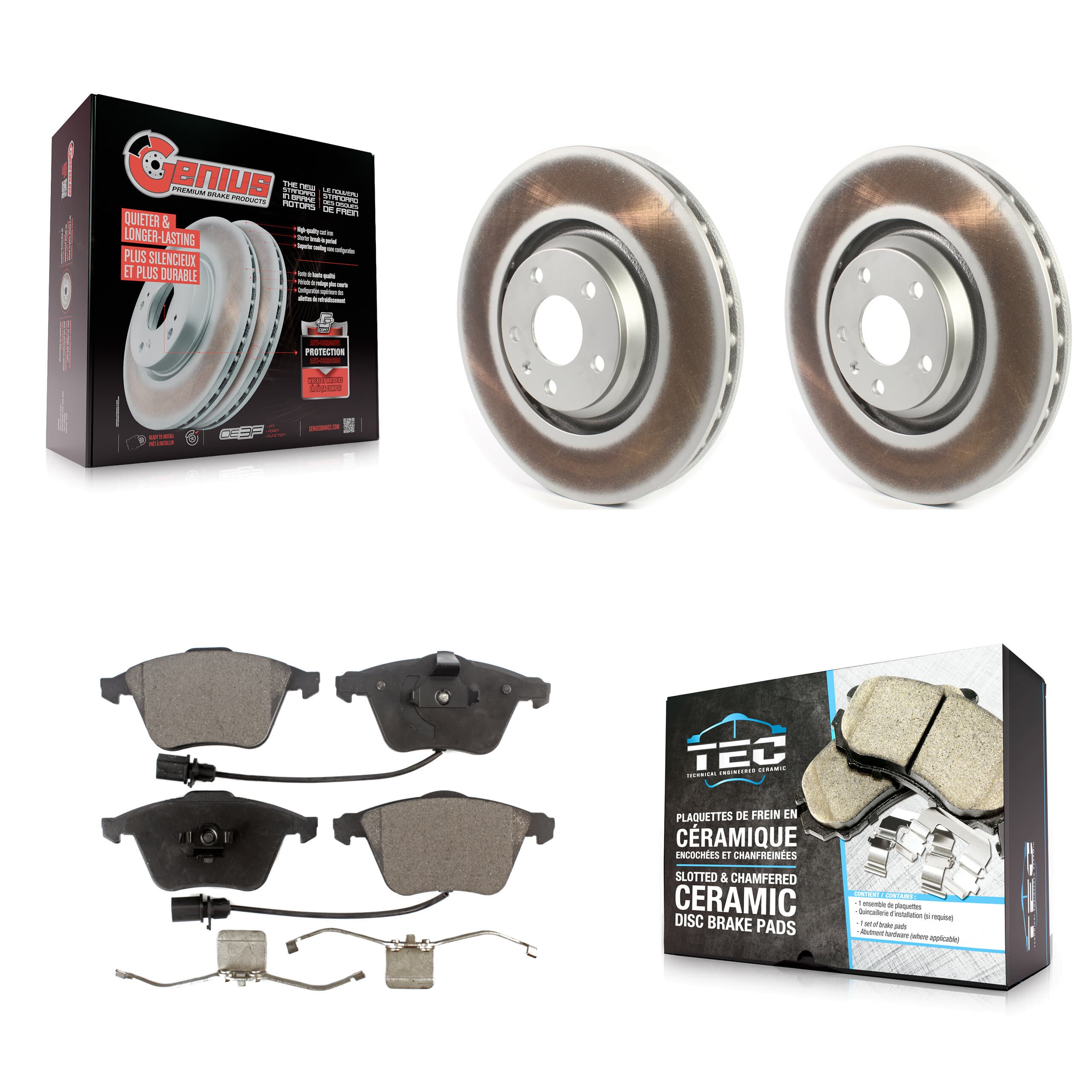 Transit Auto - KGT-102074 - Front Disc Brake Kits image 1