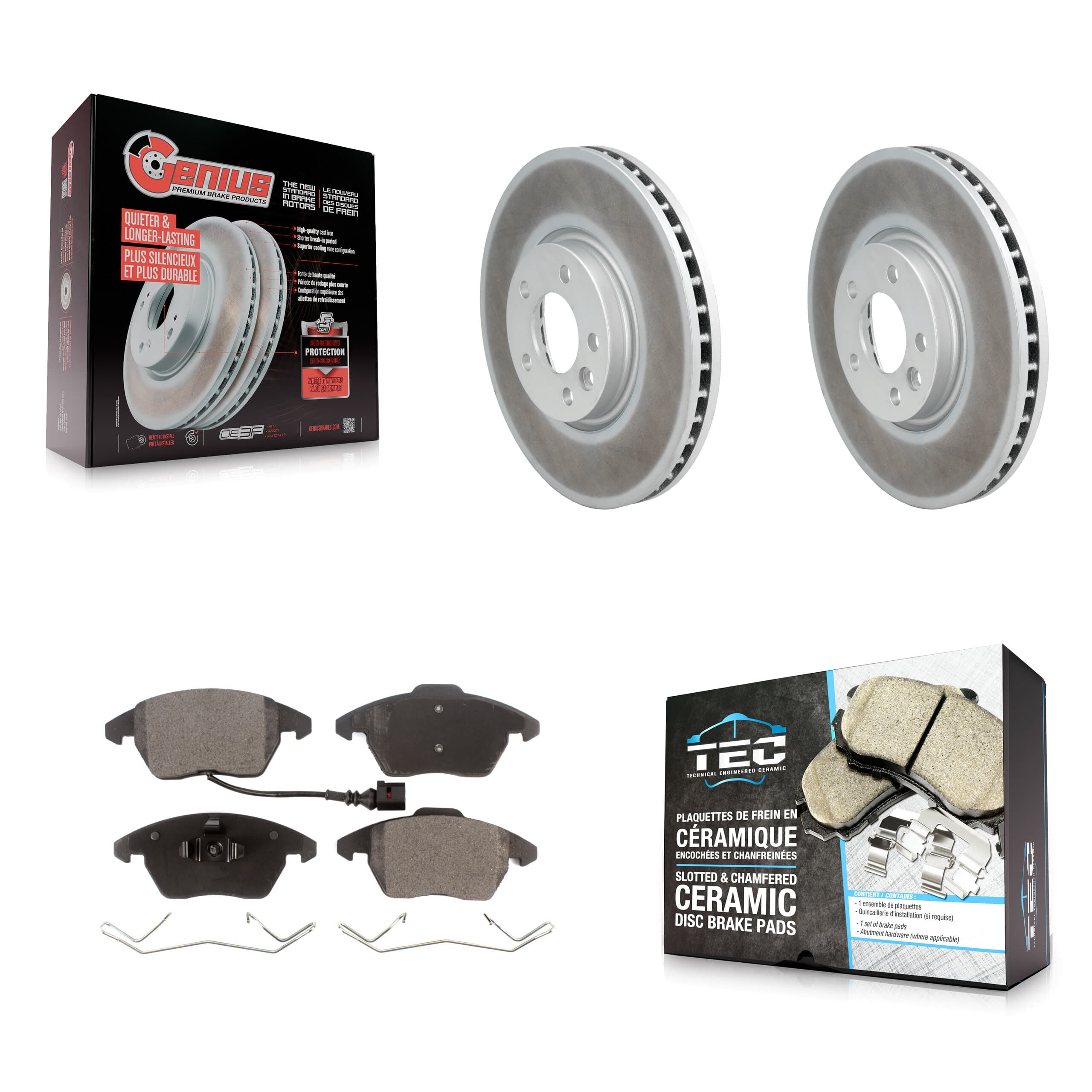 Transit Auto - KGT-102075 - Front Disc Brake Kits image 1