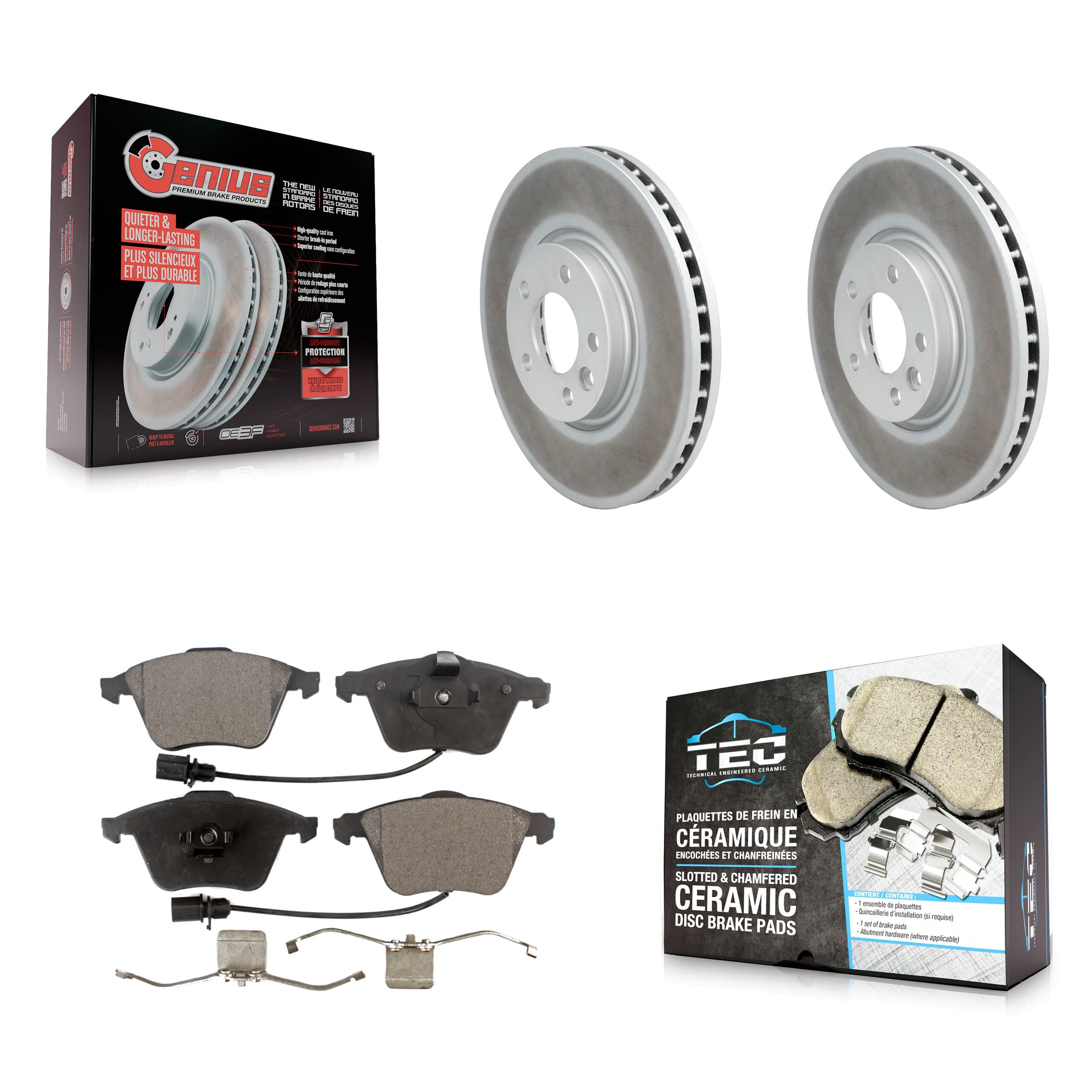 Transit Auto - KGT-102076 - Front Disc Brake Kits image 1