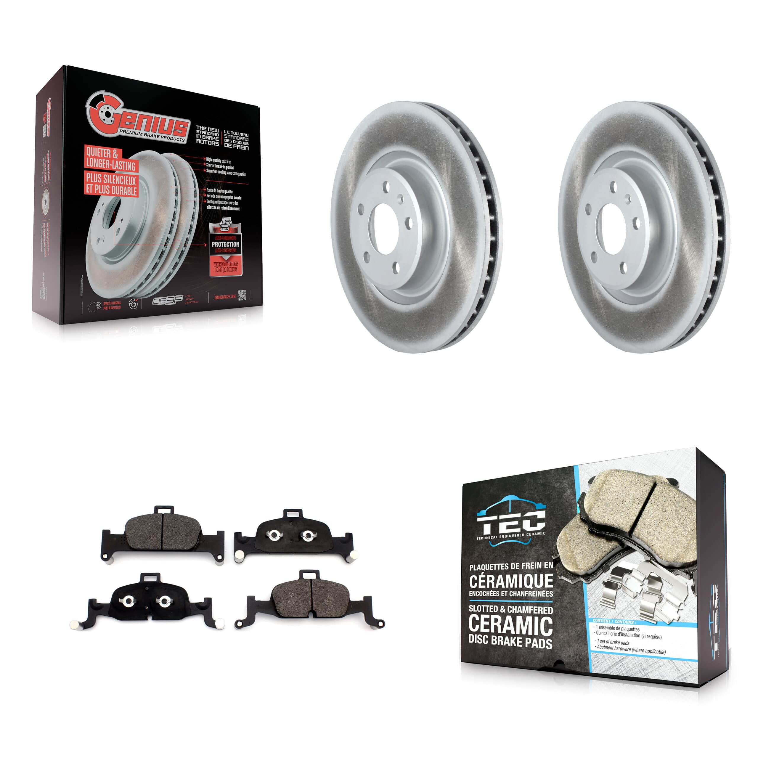 Transit Auto - KGT-102090 - Front Disc Brake Kits image 1