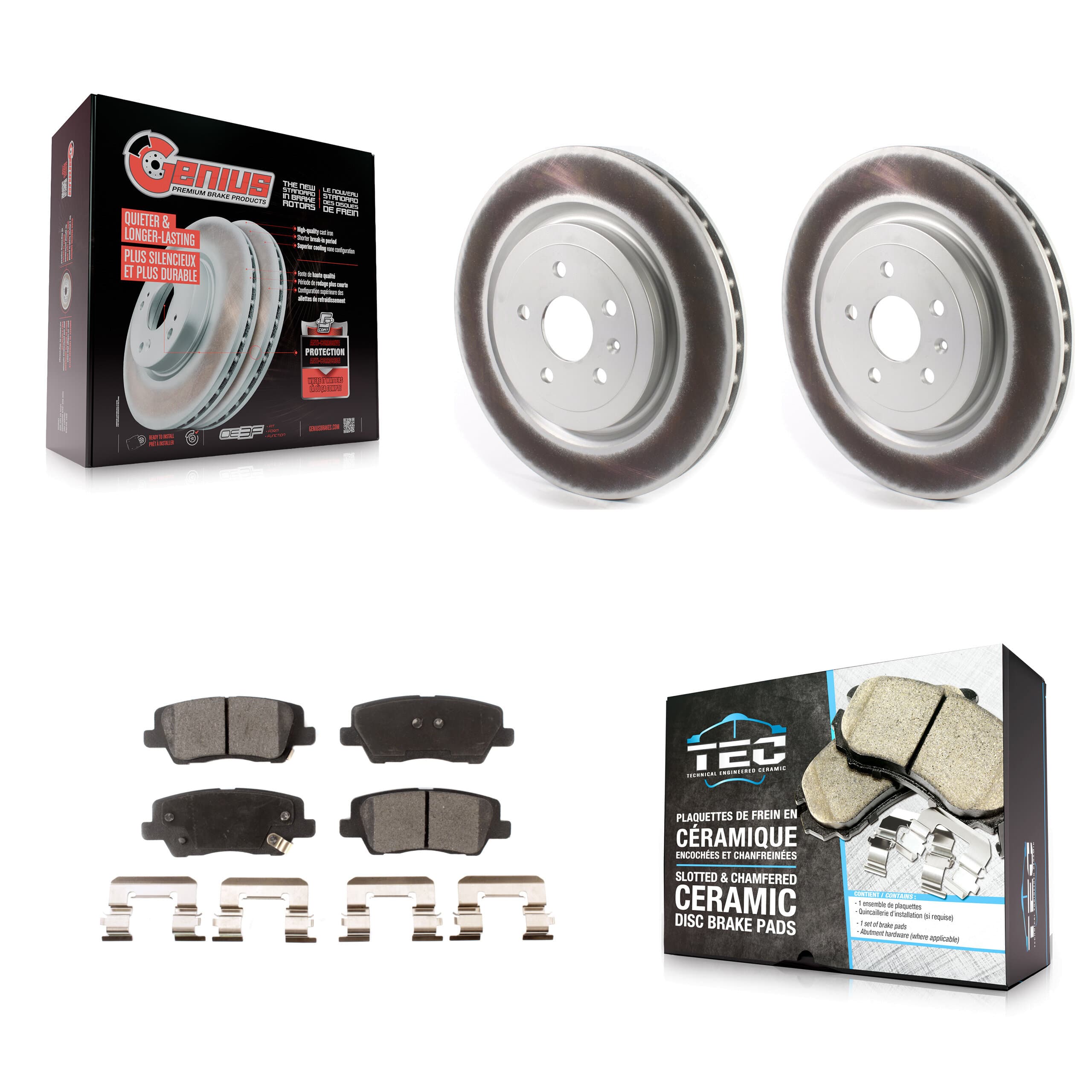 Transit Auto - KGT-102192 - Rear Disc Brake Kits image 1