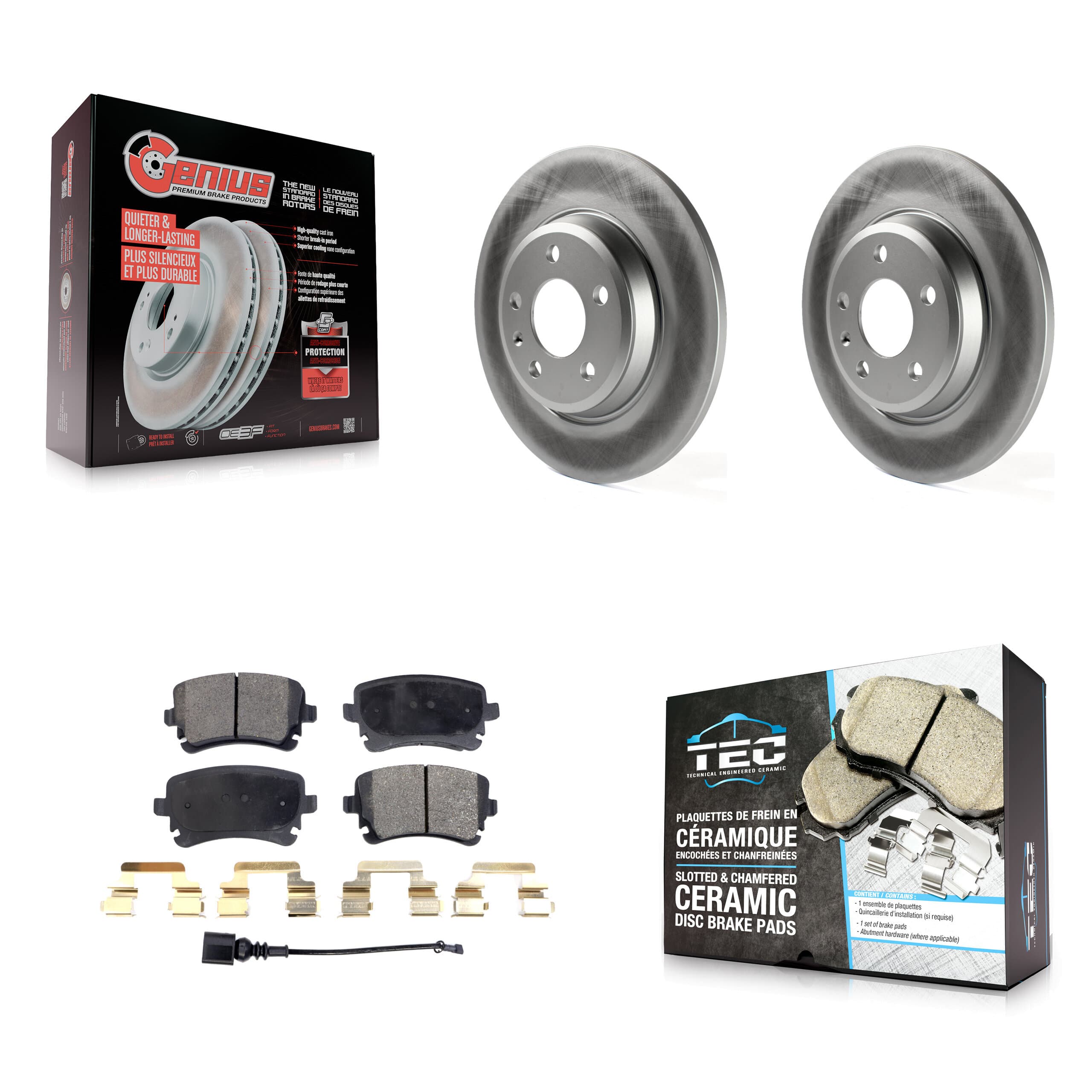 Transit Auto - KGT-102209 - Rear Disc Brake Kits image 1